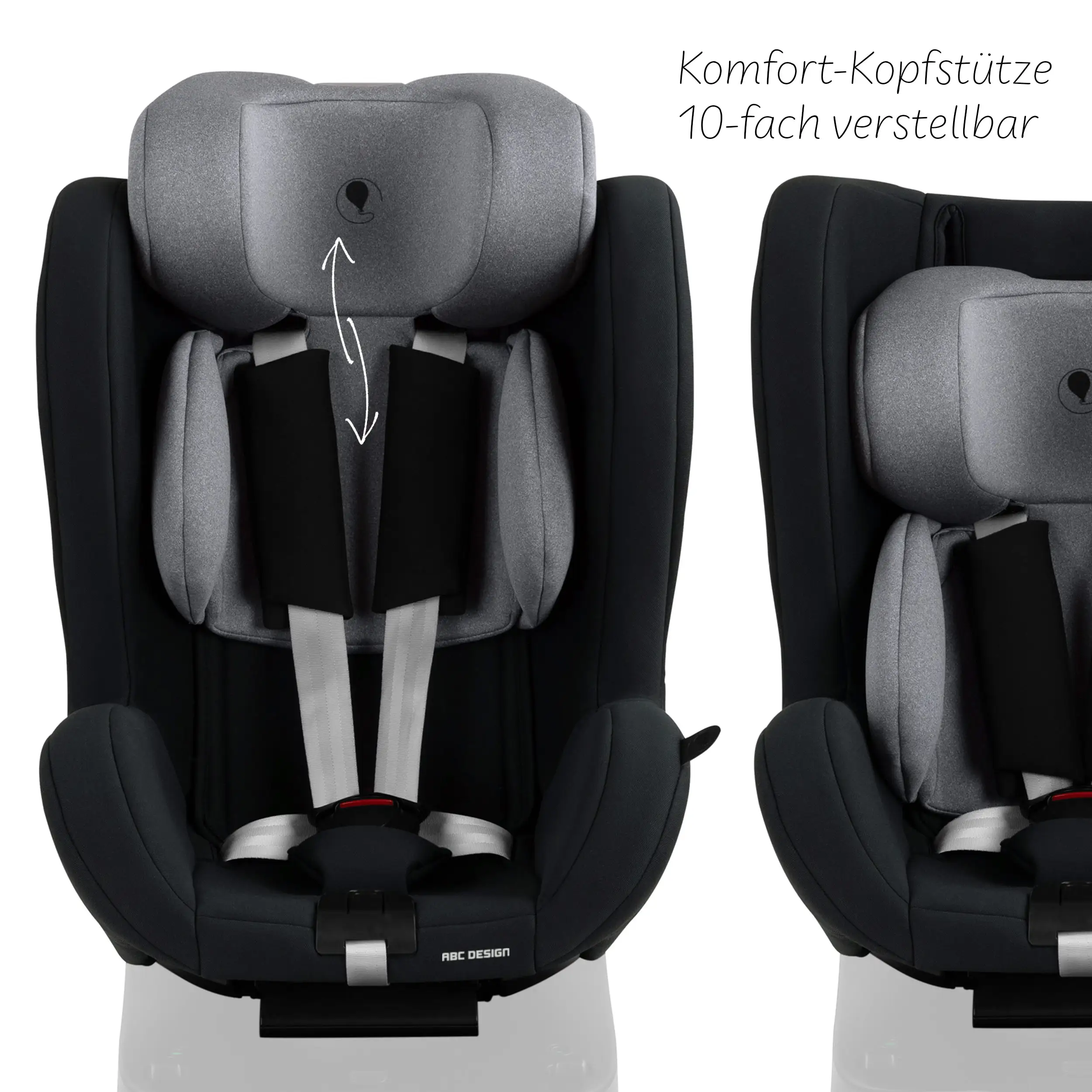 Kindersitz Lily i-Size inkl. drehbarer Isofix Base Root - Graphite