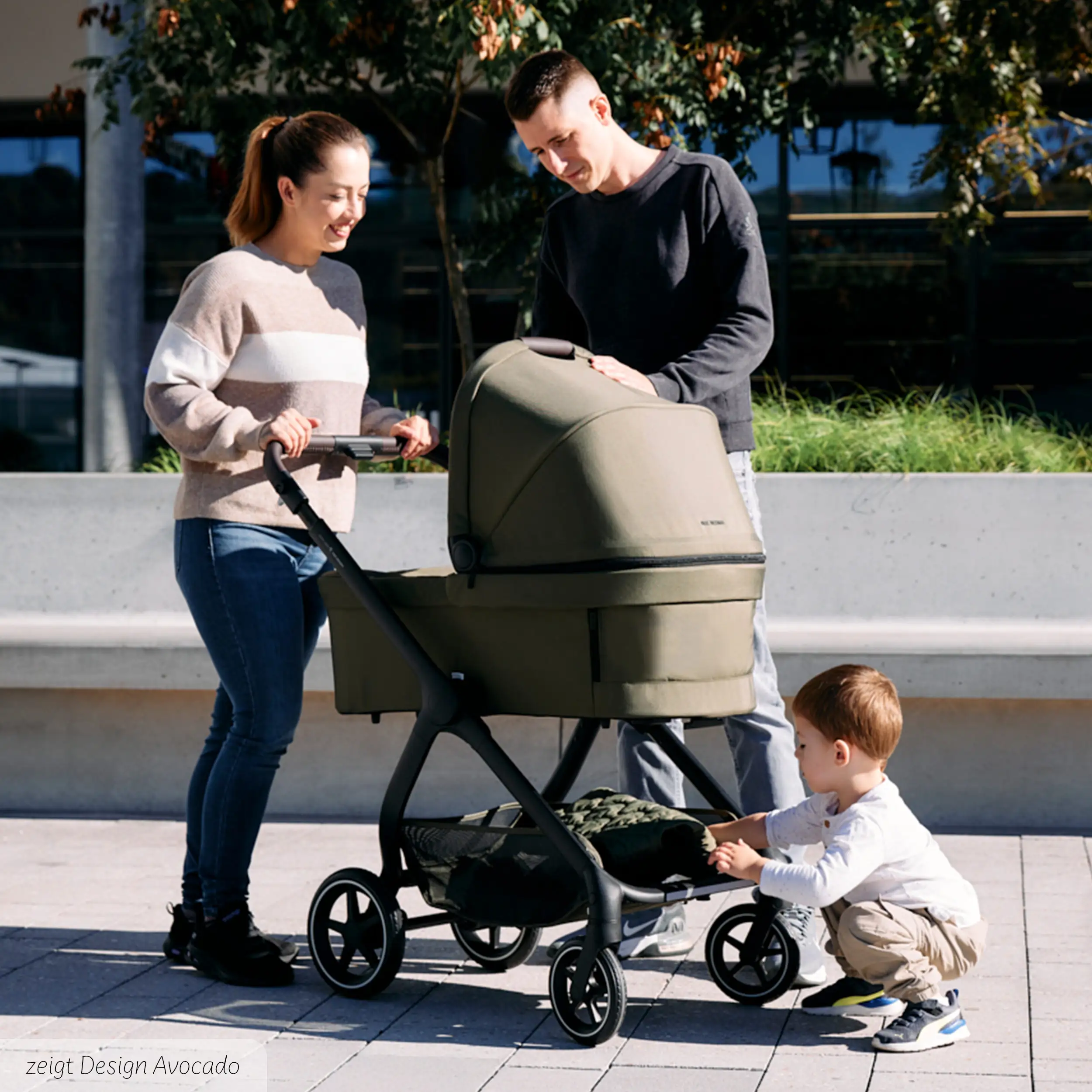 4in1-Kinderwagen-Set City Life inkl. Isofix Base - Nature