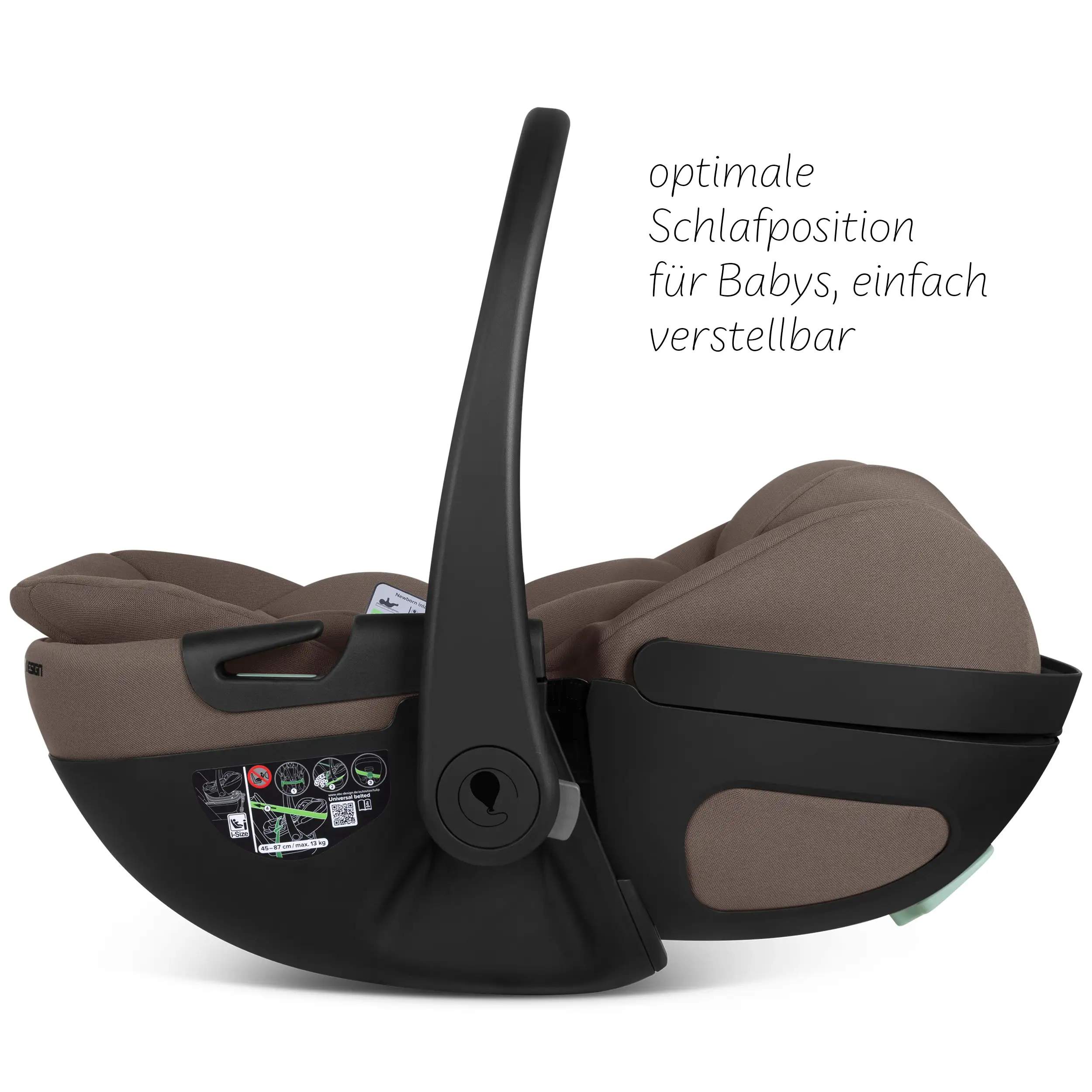 Ovetto Calla i-Size reclinabile incl. base ISOFIX girevole Root