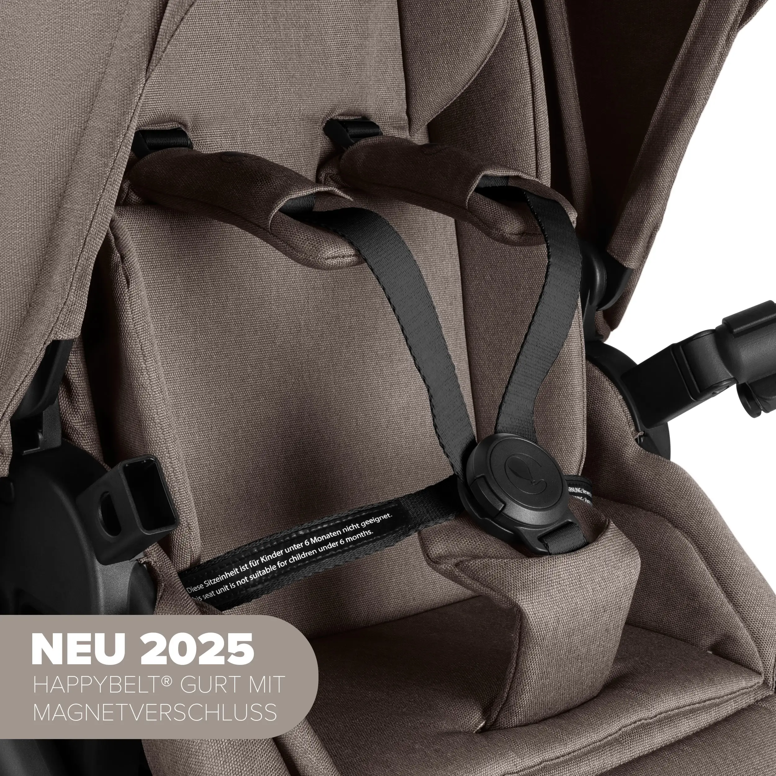 3in1-Kinderwagen-Set Salsa 5 Air inkl. Babyschale Calla mit Liegefunktion  - Nature