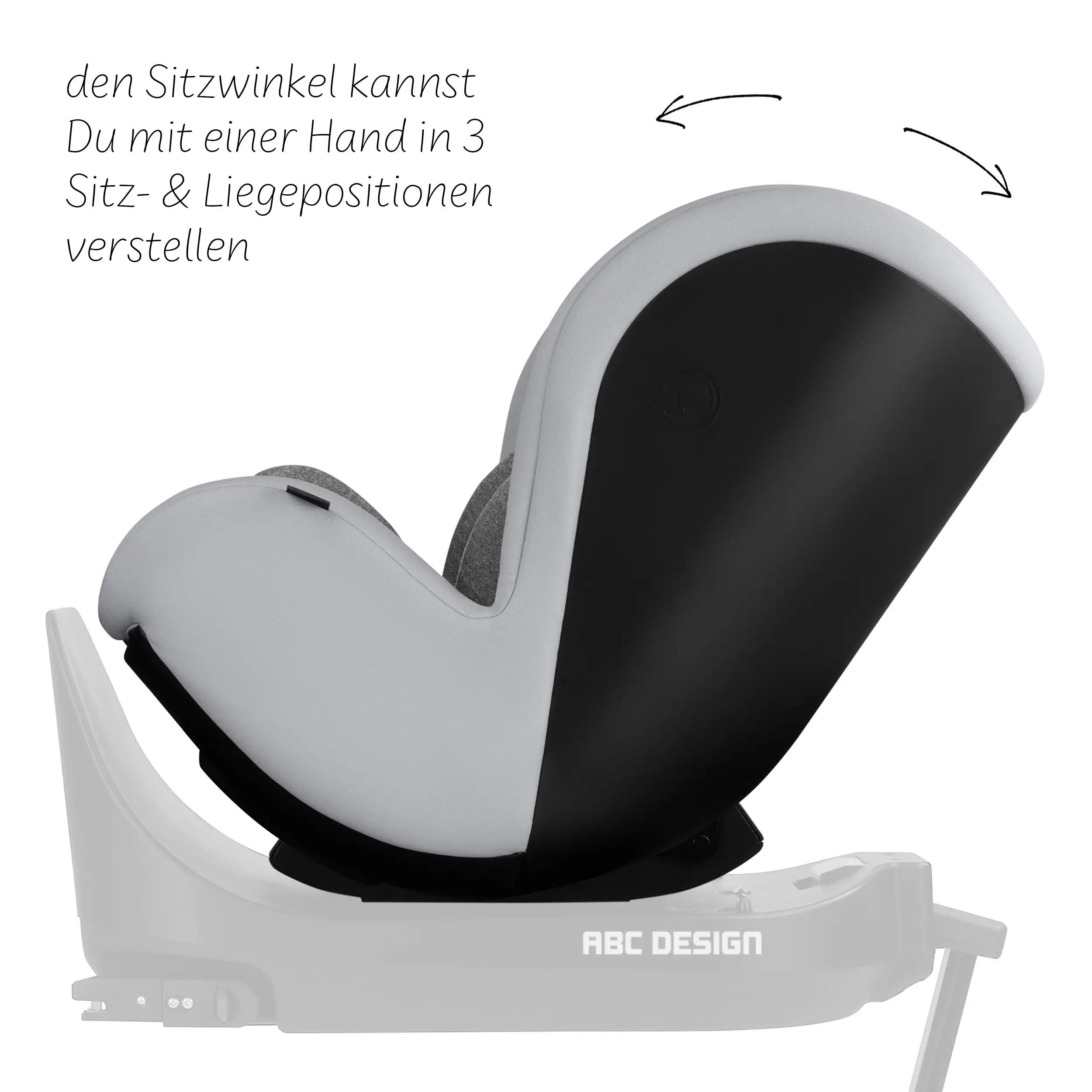 Kindersitz Lily i-Size inkl. drehbarer Isofix Base Root - Pearl