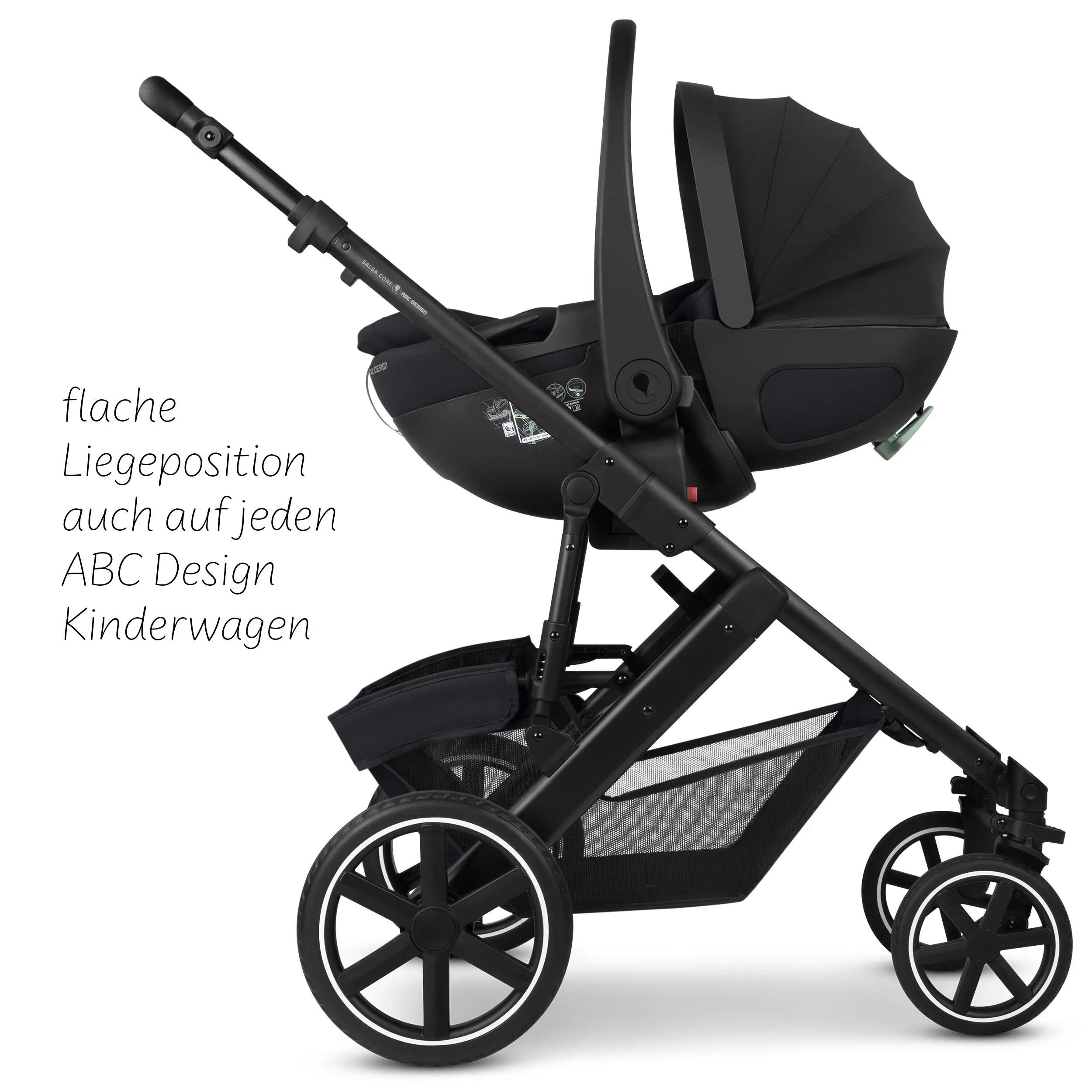 Babyschale mit Liegefunktion Calla i-Size - Ink