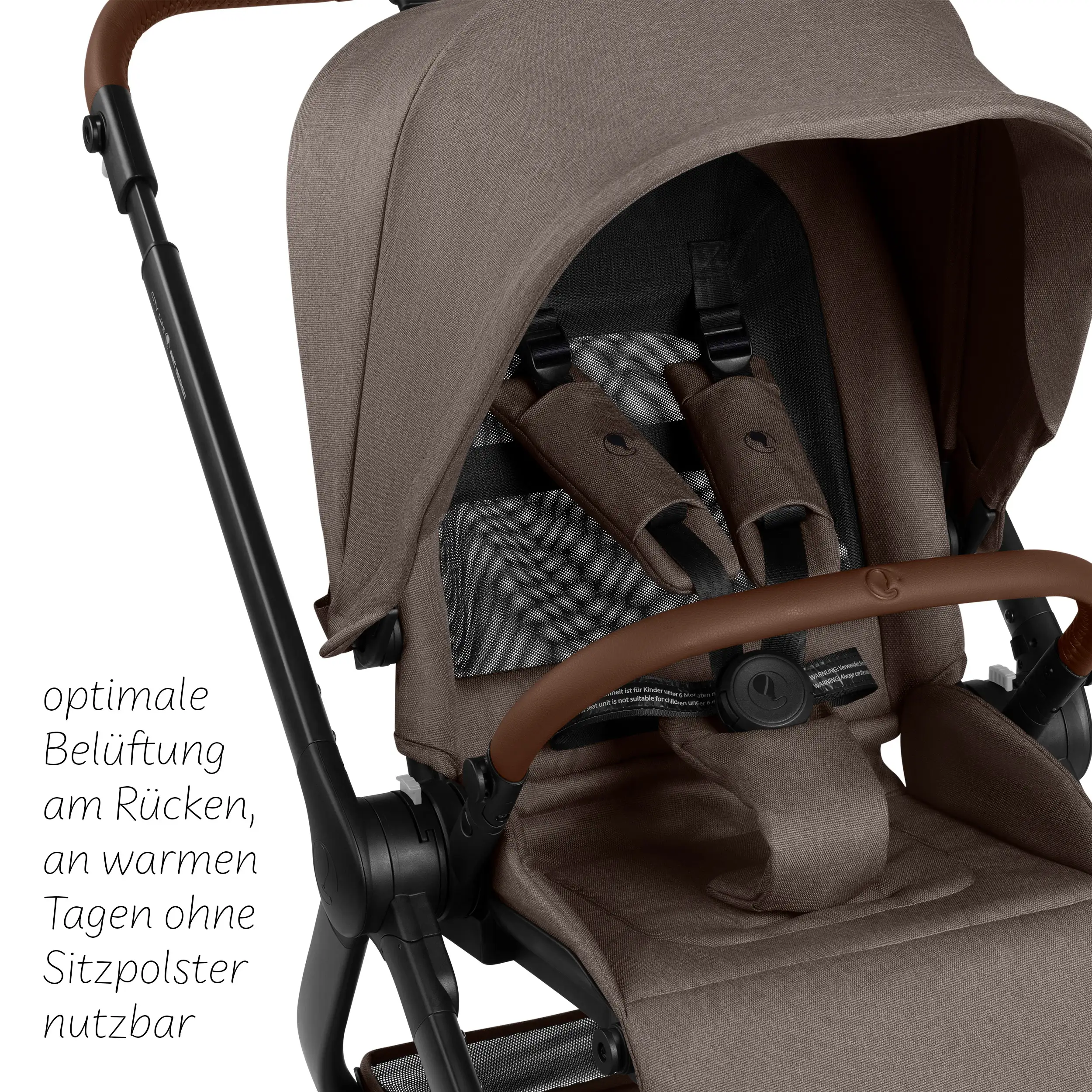 3in1-Kinderwagen-Set City Life inkl. Babyschale Calla mit Liegefunktion - Nature