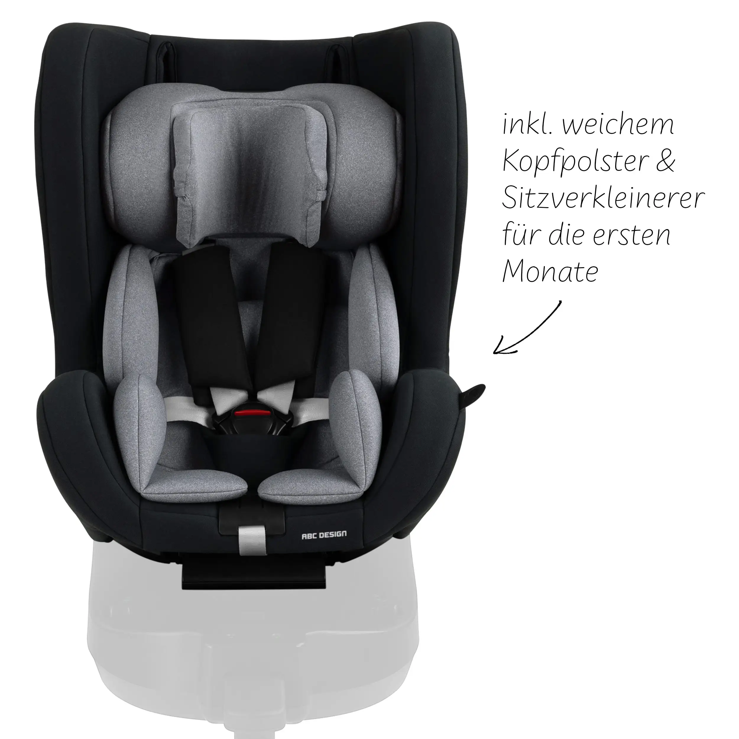 Kindersitz Lily i-Size inkl. drehbarer Isofix Base Root - Graphite