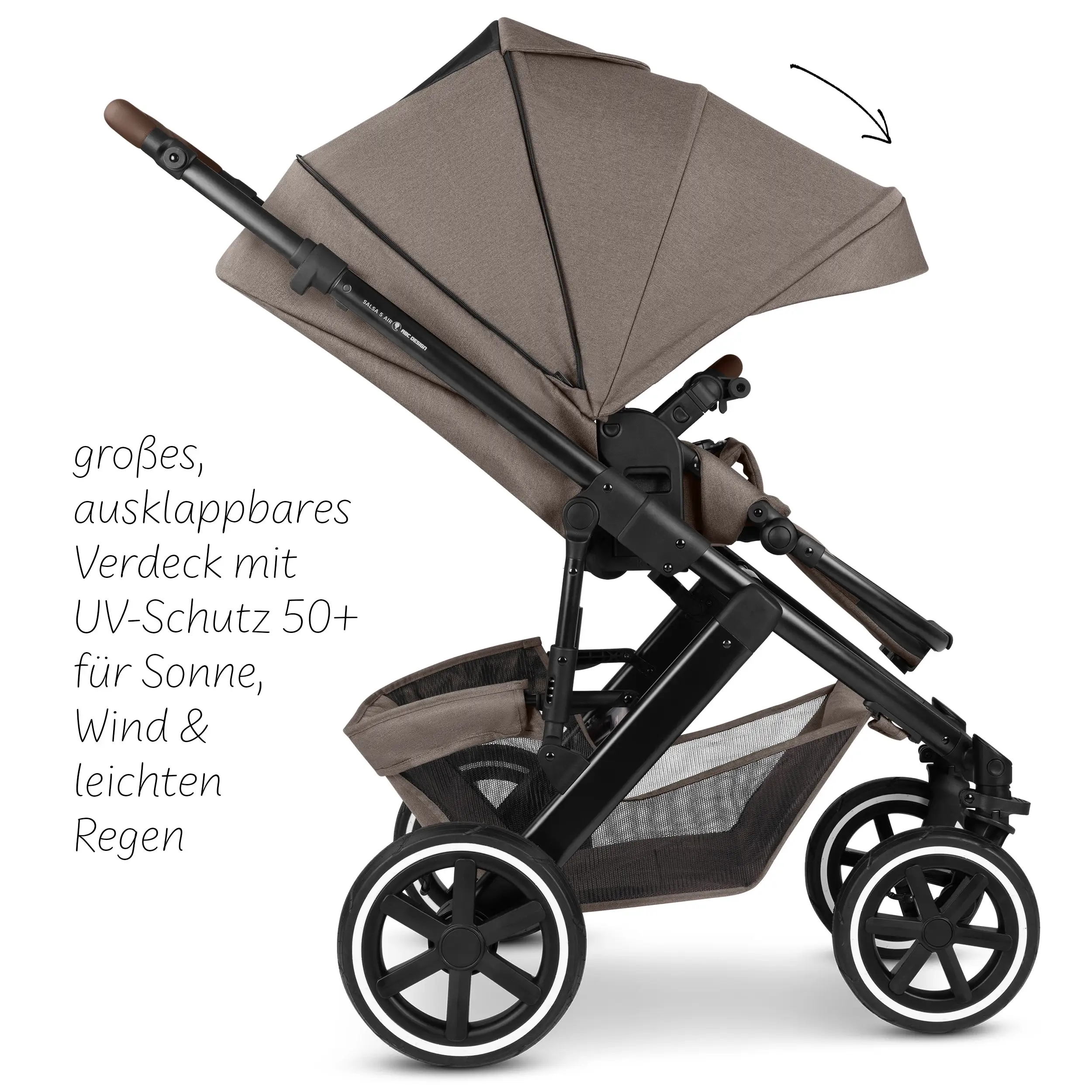 4in1 Kinderwagen-Set Salsa 5 Air inkl. Isofix Base - Nature
