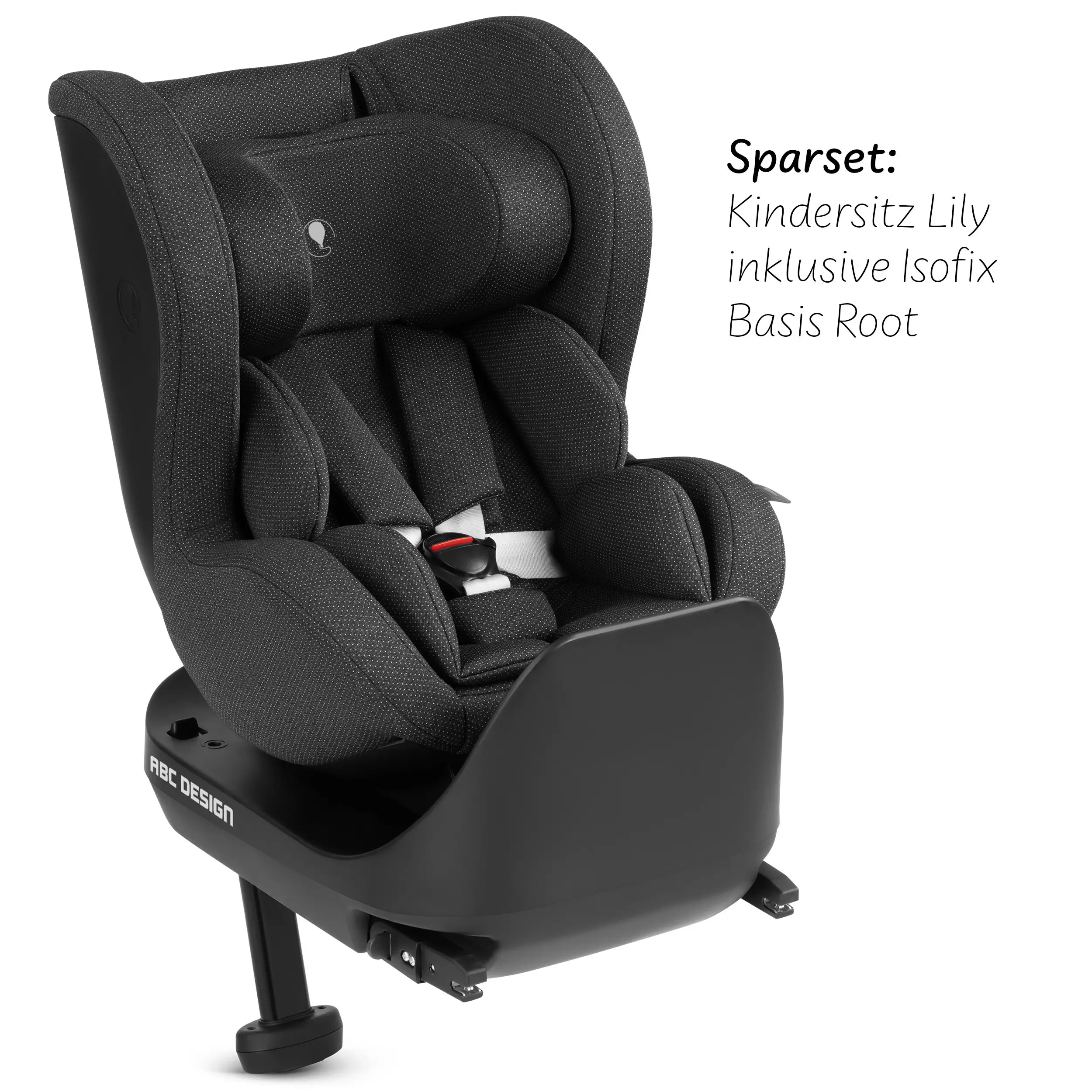 Kindersitz Lily i-Size inkl. drehbarer Isofix Base Root - Bubble