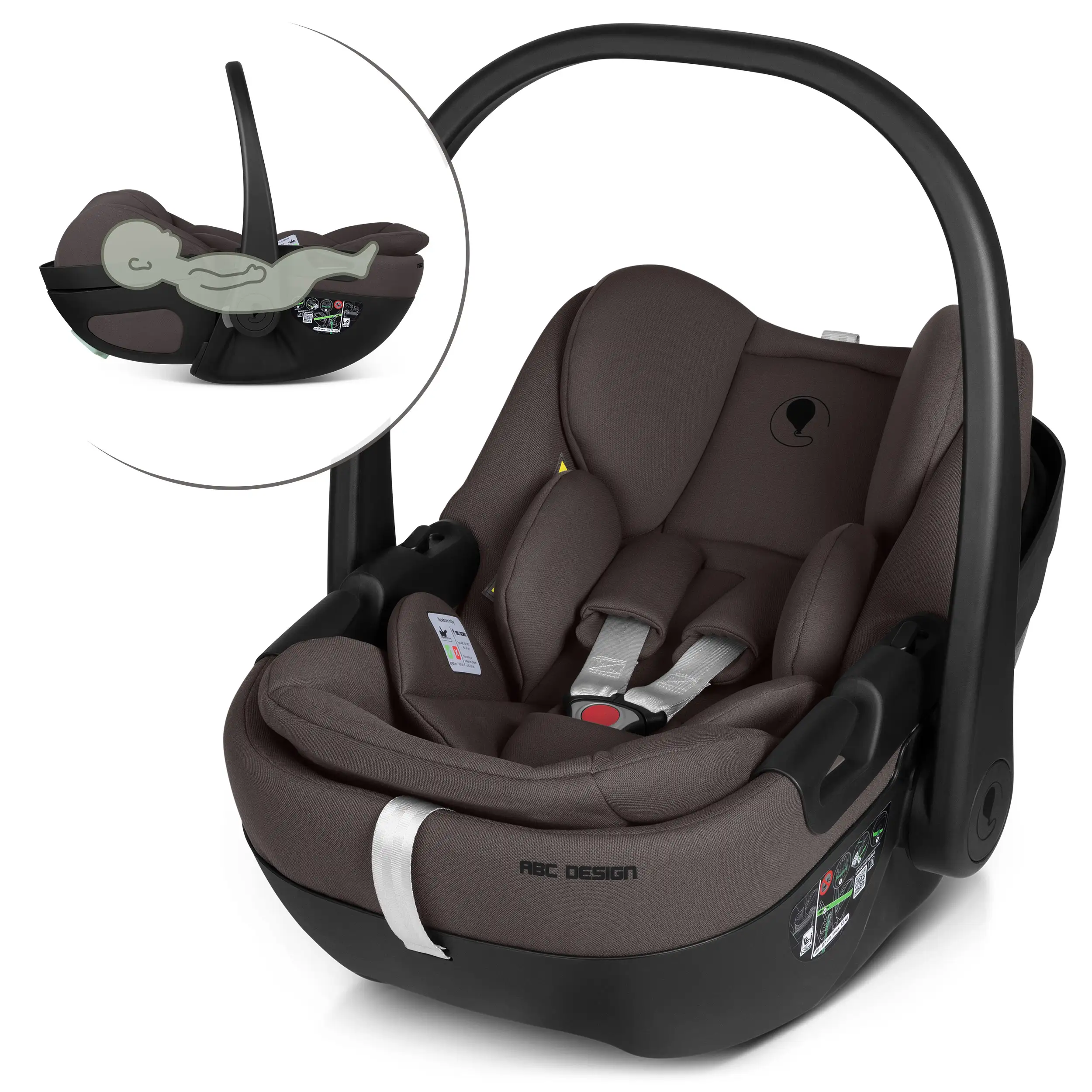 Babyschale mit Liegefunktion Calla i-Size - Falcon