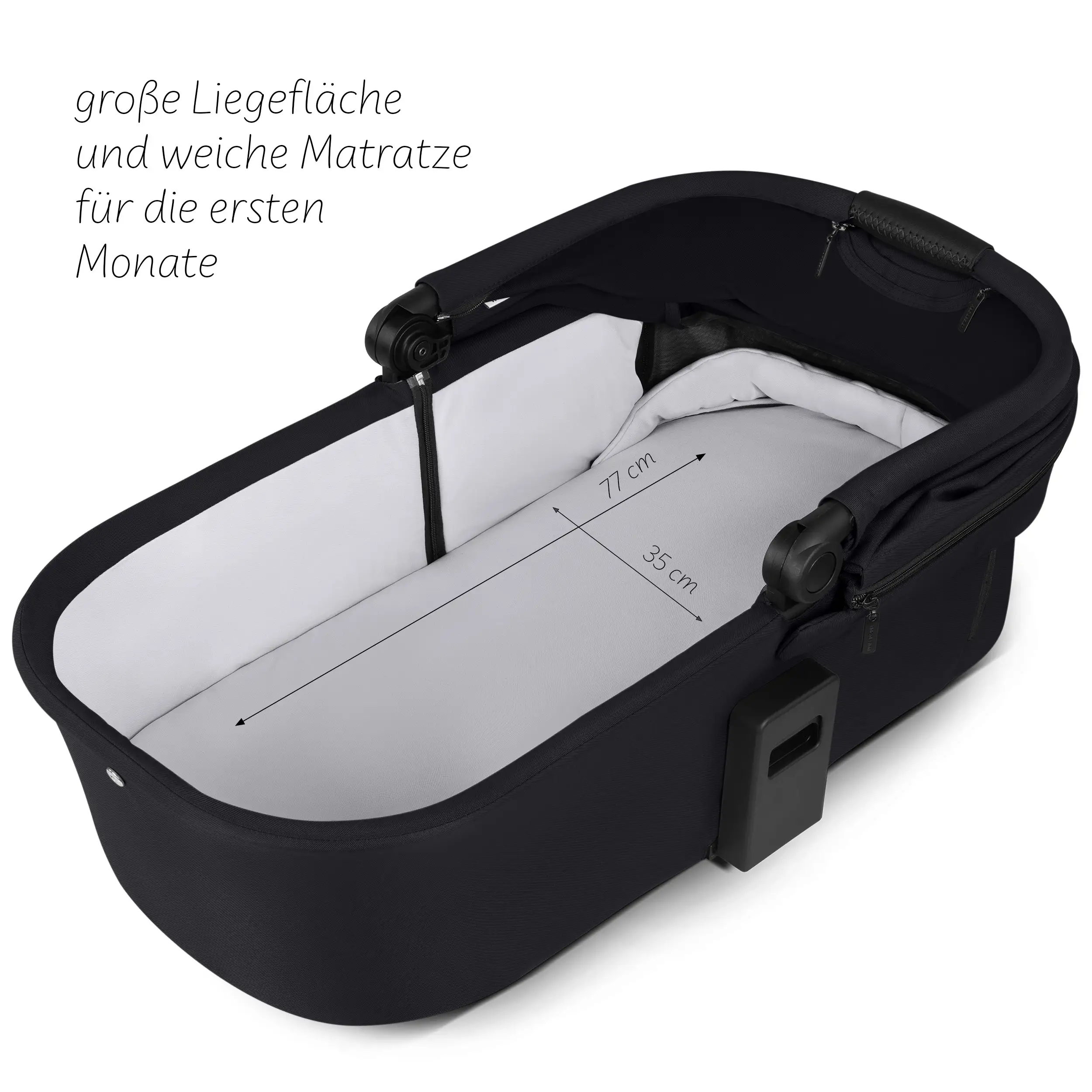 Ensemble poussette 3en1 Salsa Core avec coque auto inclinable Calla - Ink