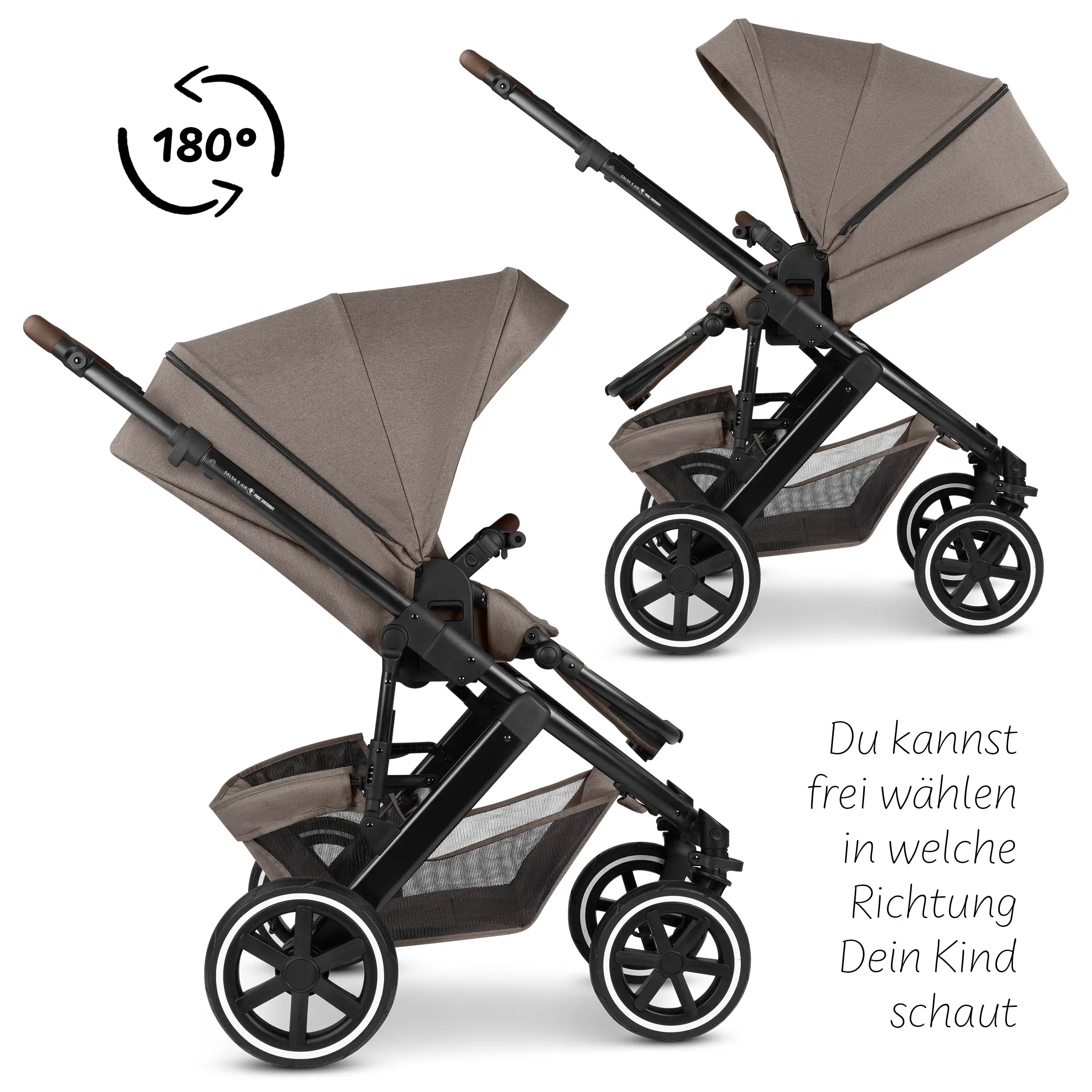 Kombi-Kinderwagen Salsa 5 Air - Nature