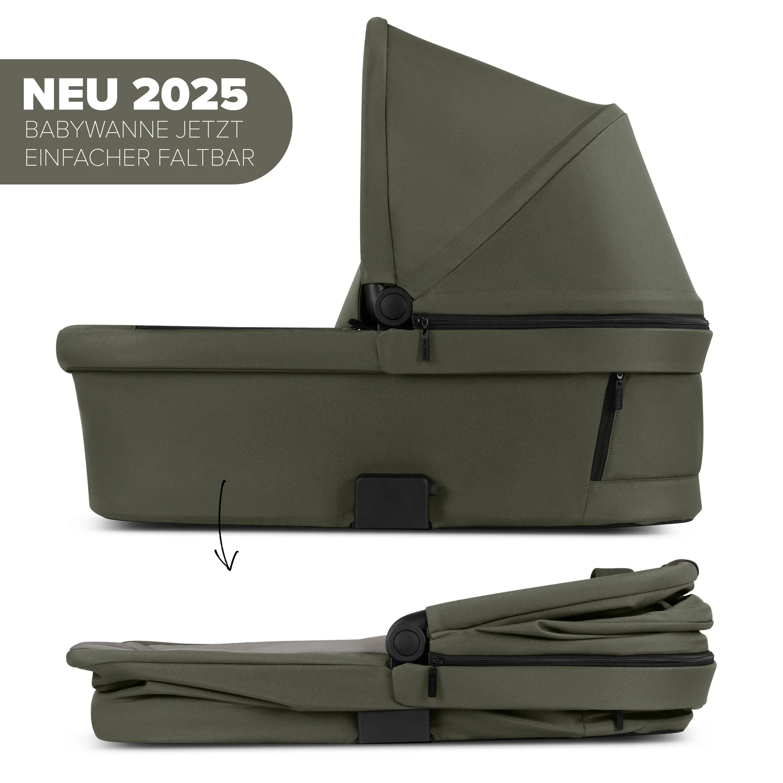 4in1 Kinderwagen-Set Salsa 5 Air inkl. Isofix Base - Avocado