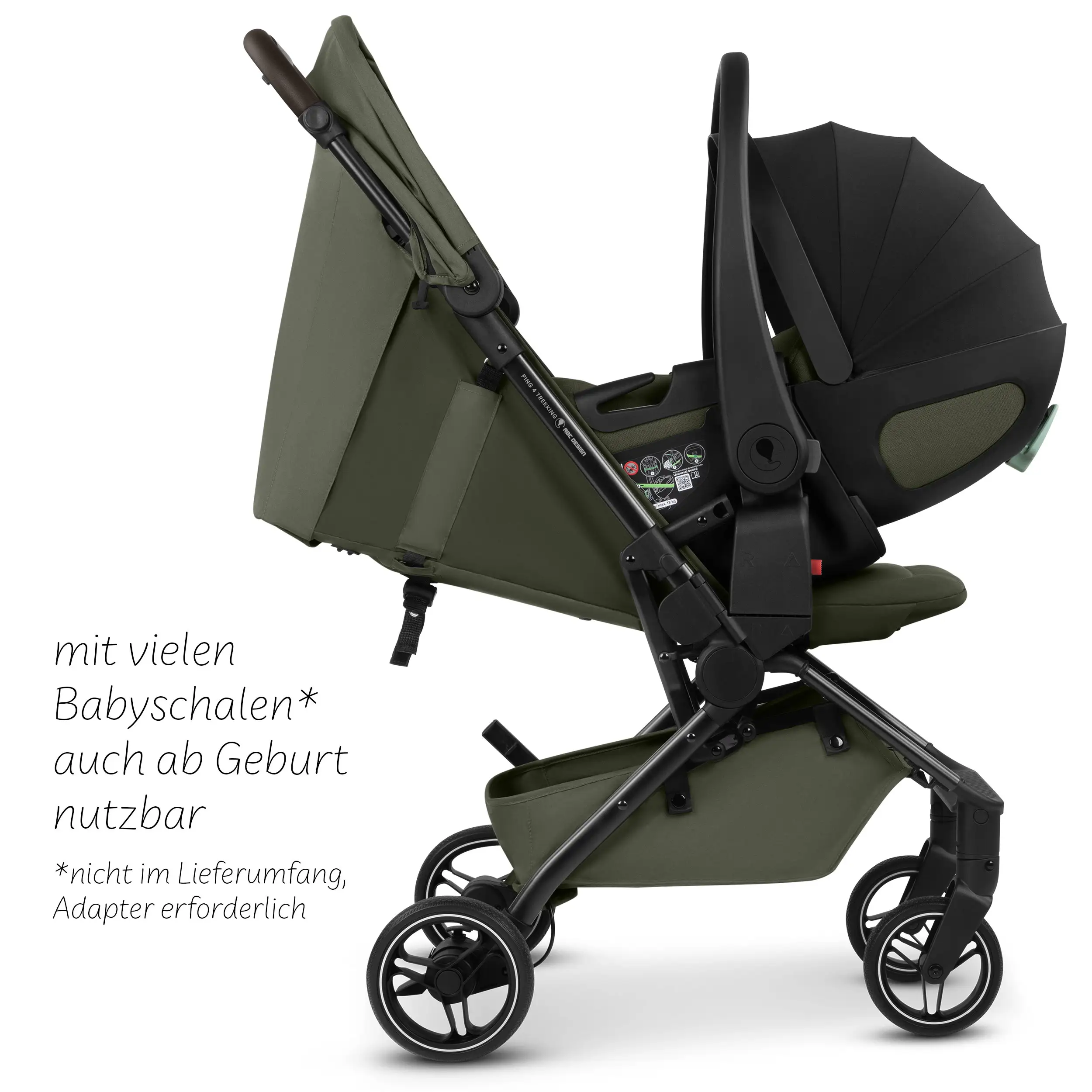 Reisebuggy Ping 4 Trekking - Pea