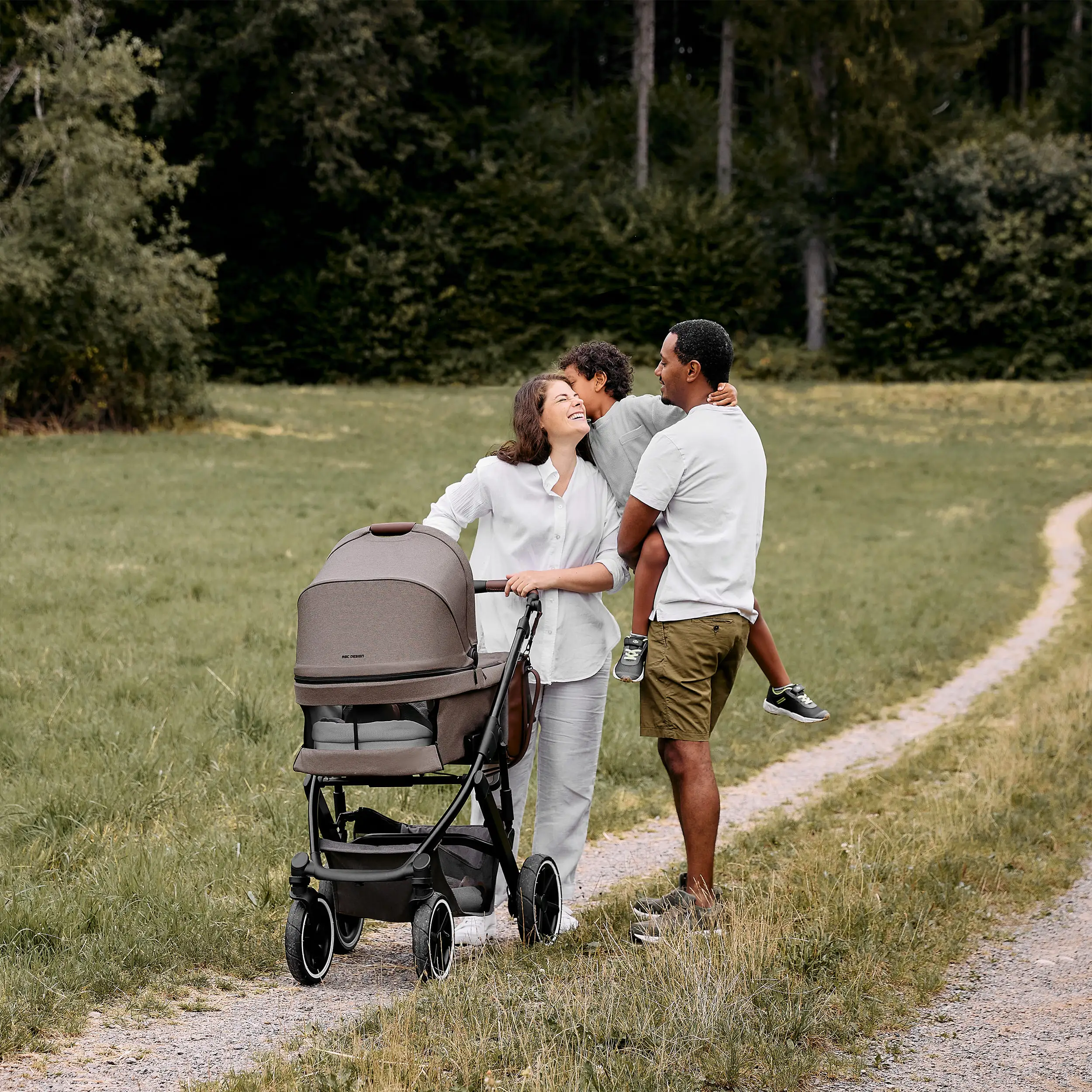 4in1-Kinderwagen-Set Salsa 5 Air inkl. Babyschale Calla mit Liegefunktion - Nature