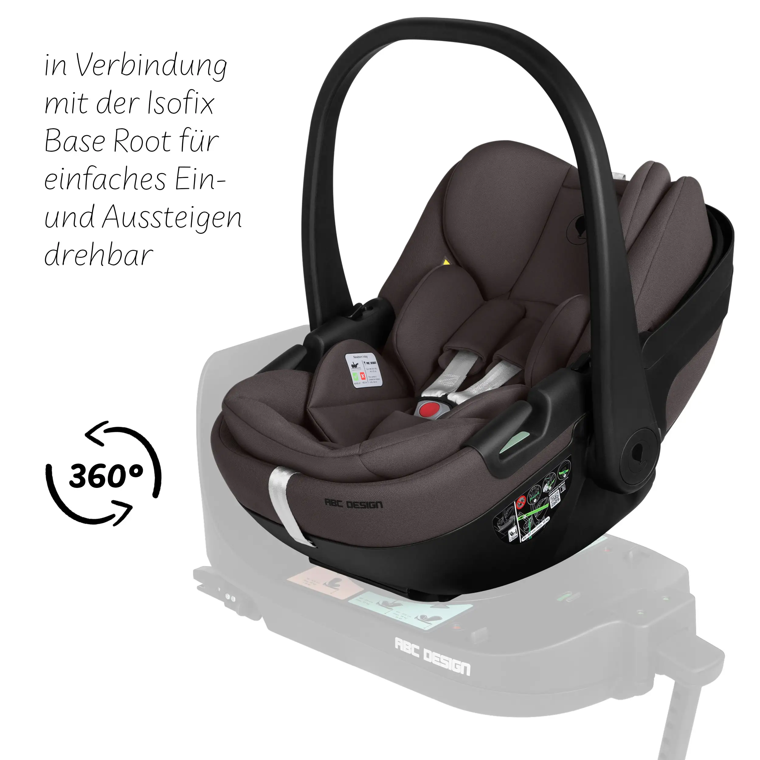 Ovetto Calla i-Size con funzione reclinabile - Falcon