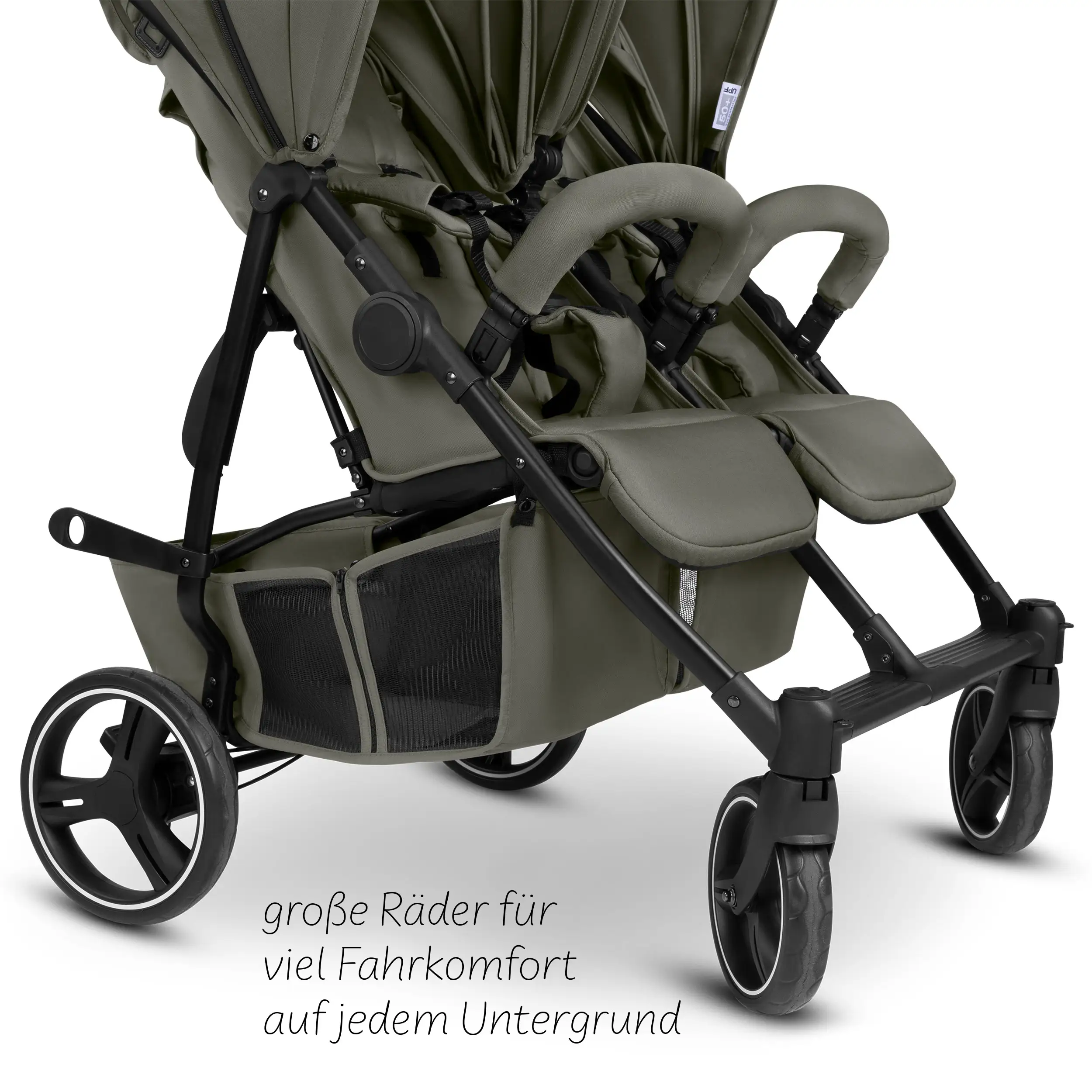 Geschwisterkinderwagen D Two - Wheat