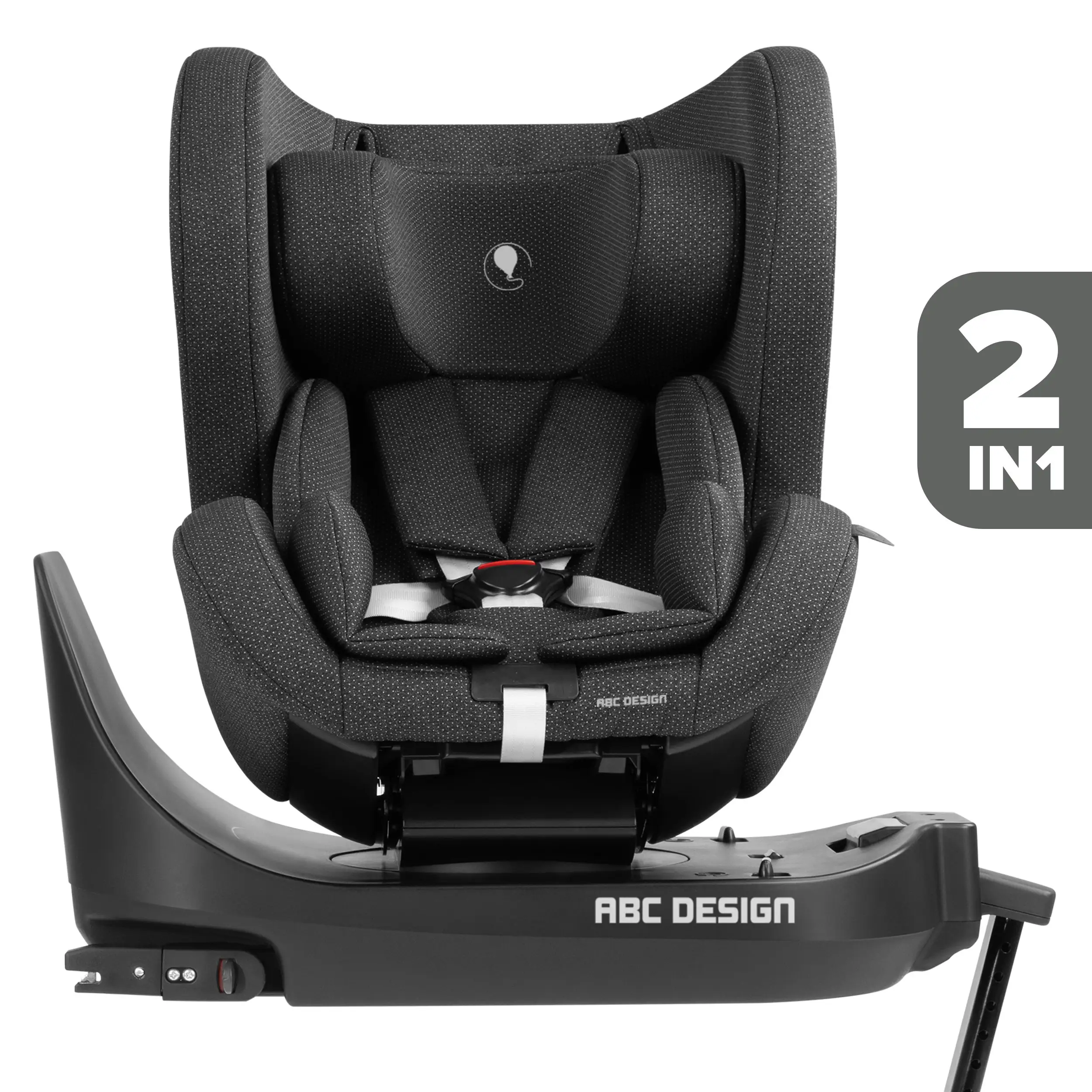 Kindersitz Lily i-Size inkl. drehbarer Isofix Base Root - Bubble