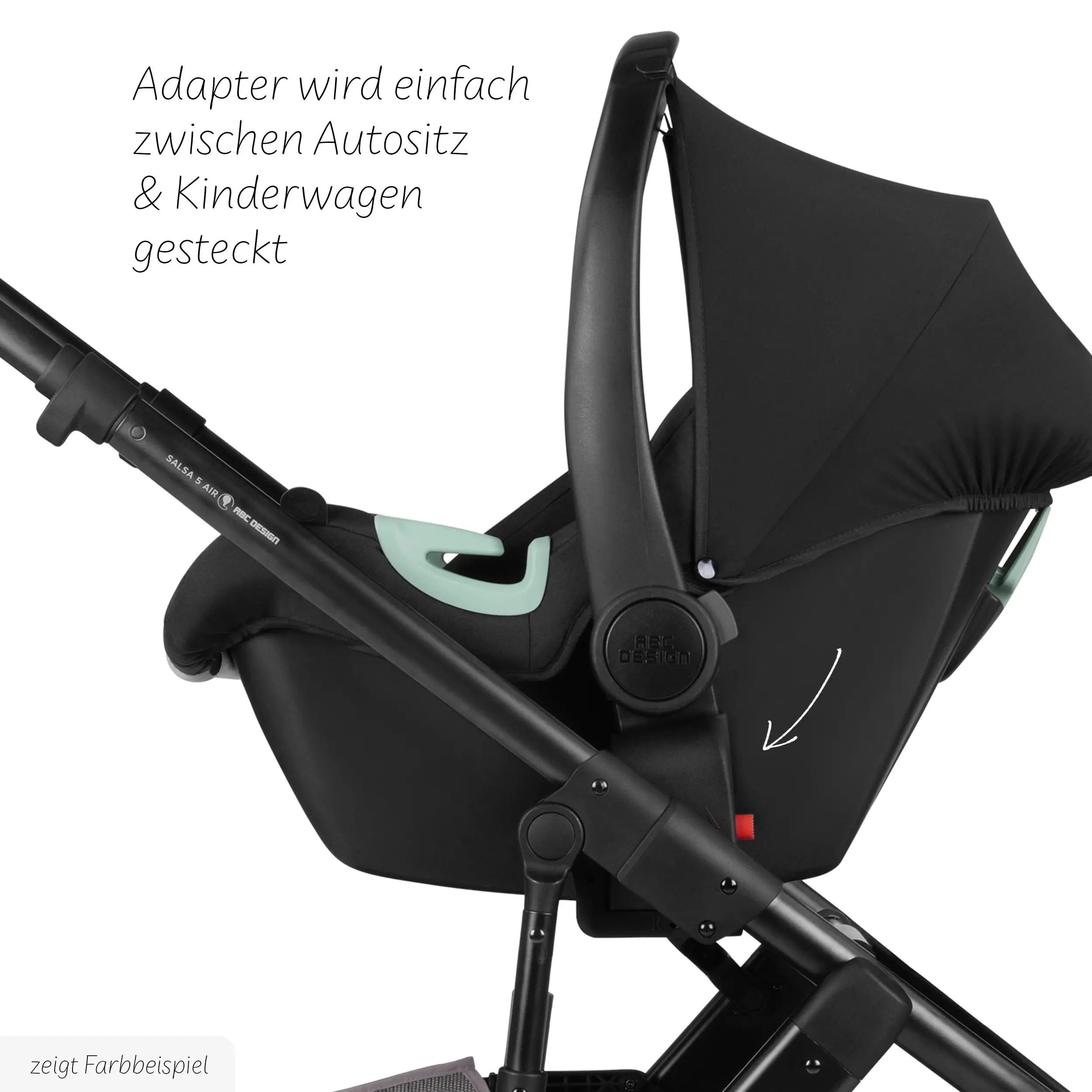 Universal Babyschalen Adapter für Kinderwagen Salsa, Samba & Zoom