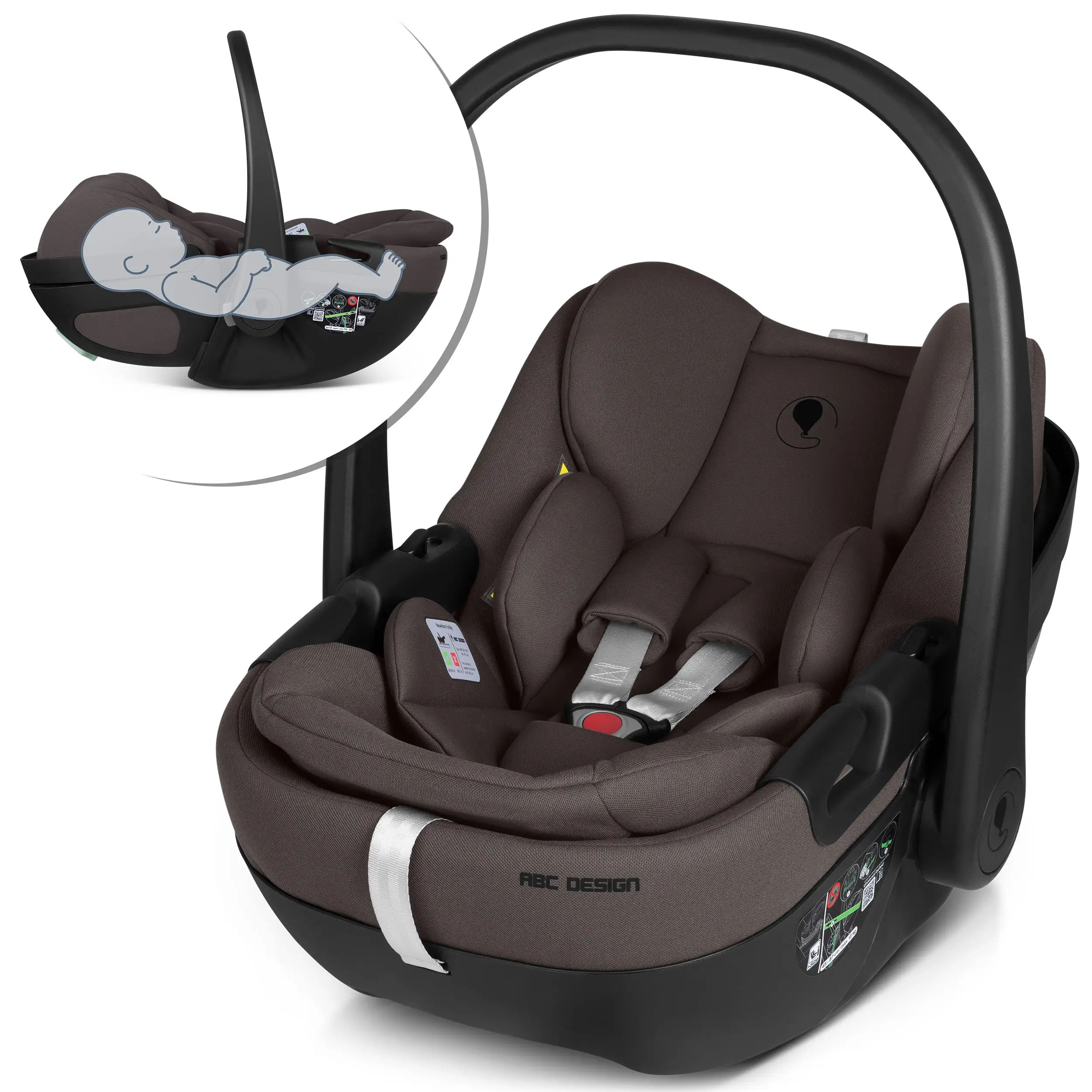 Ovetto Calla i-Size con funzione reclinabile - Falcon