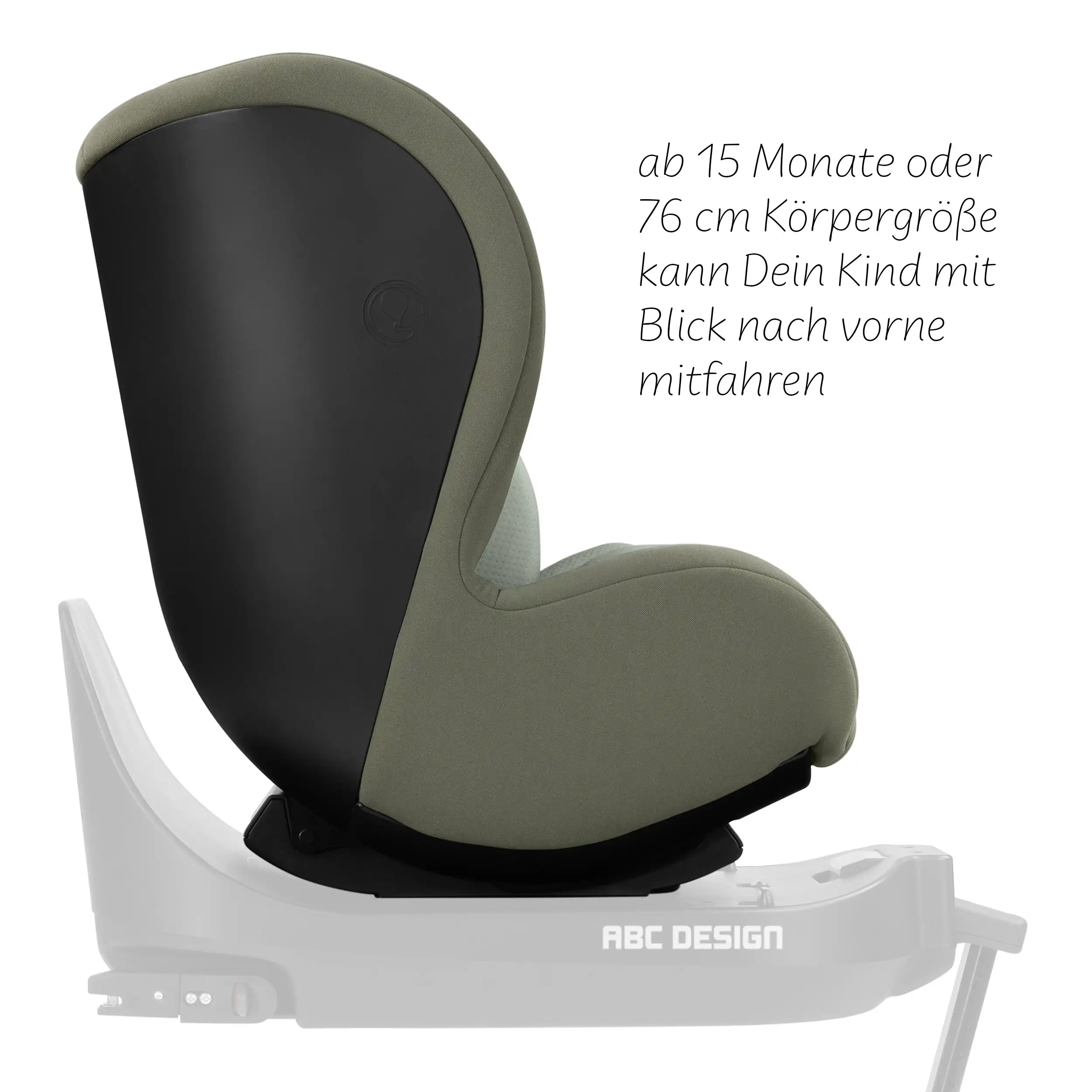 Kindersitz Lily i-Size inkl. drehbarer Isofix Base Root - Sage