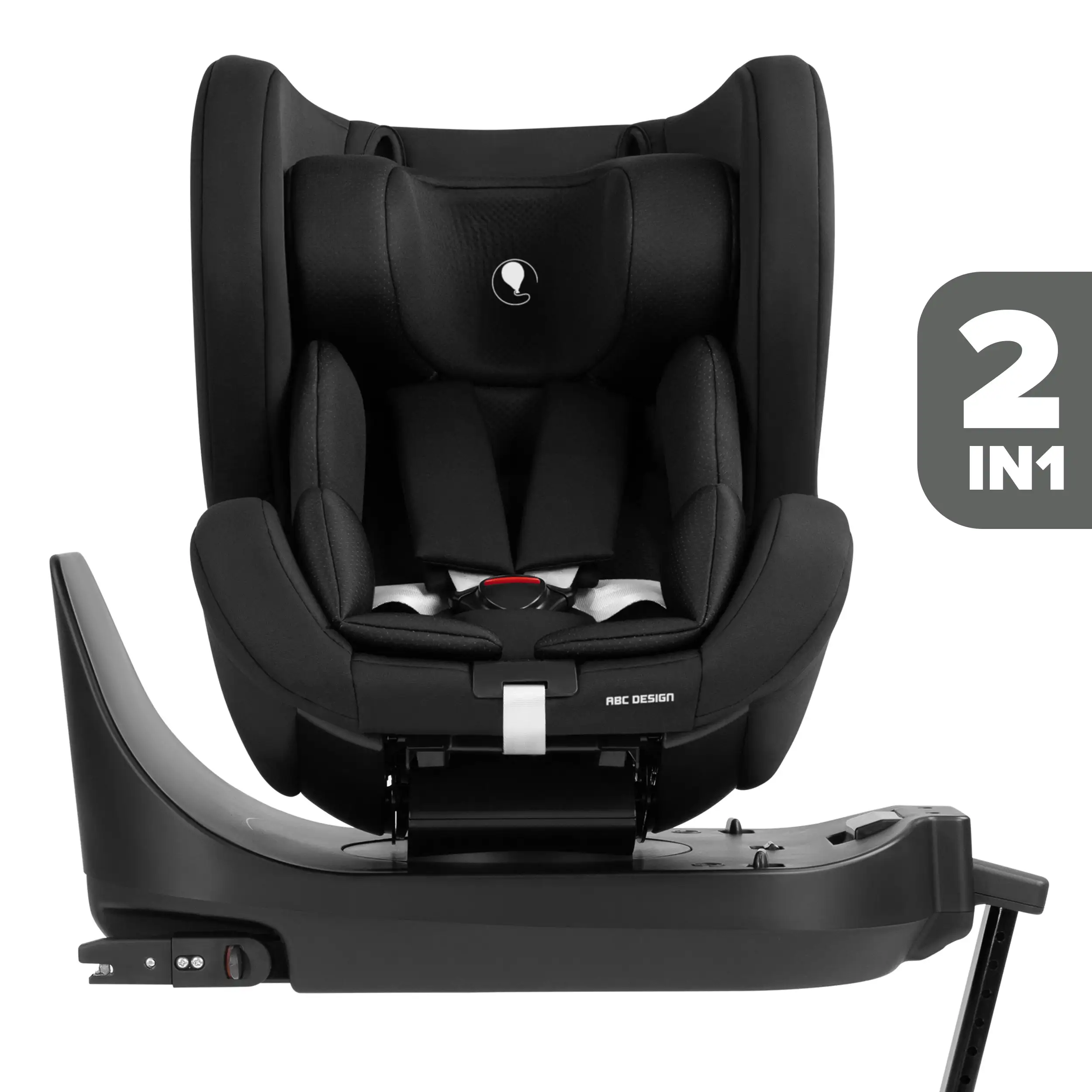 Kindersitz Lily i-Size inkl. drehbarer Isofix Base Root - Black