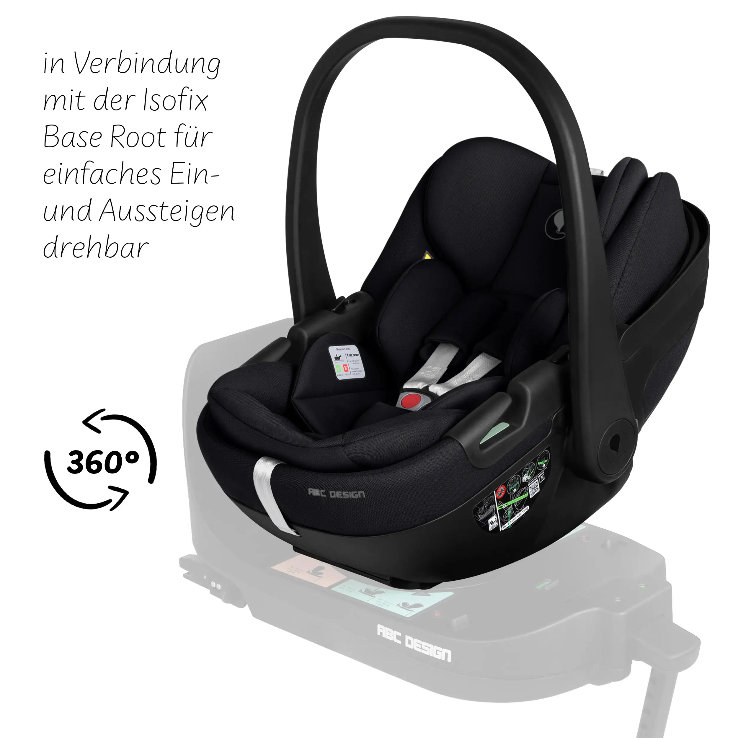 Ovetto Calla i-Size con funzione reclinabile - Ink