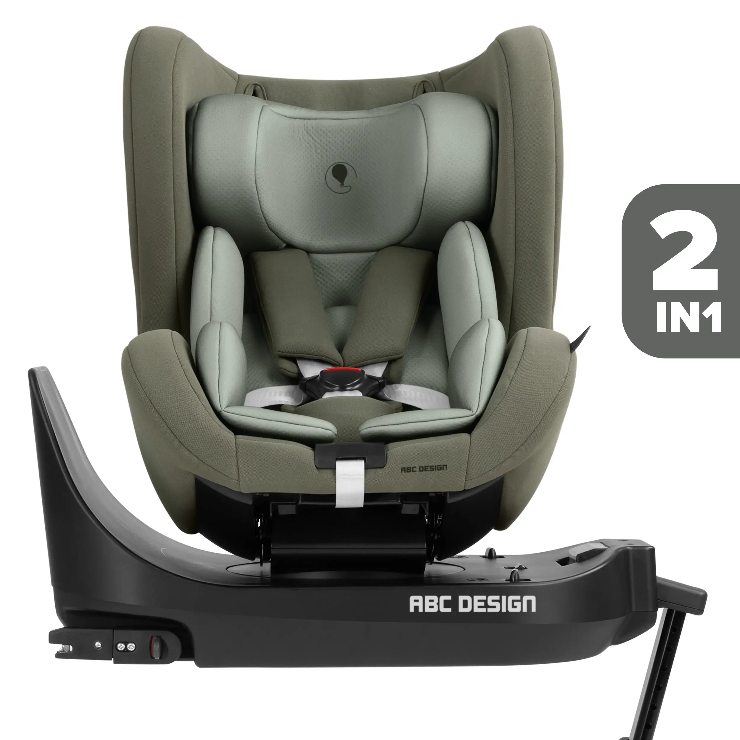 Kindersitz Lily i-Size inkl. drehbarer Isofix Base Root - Sage