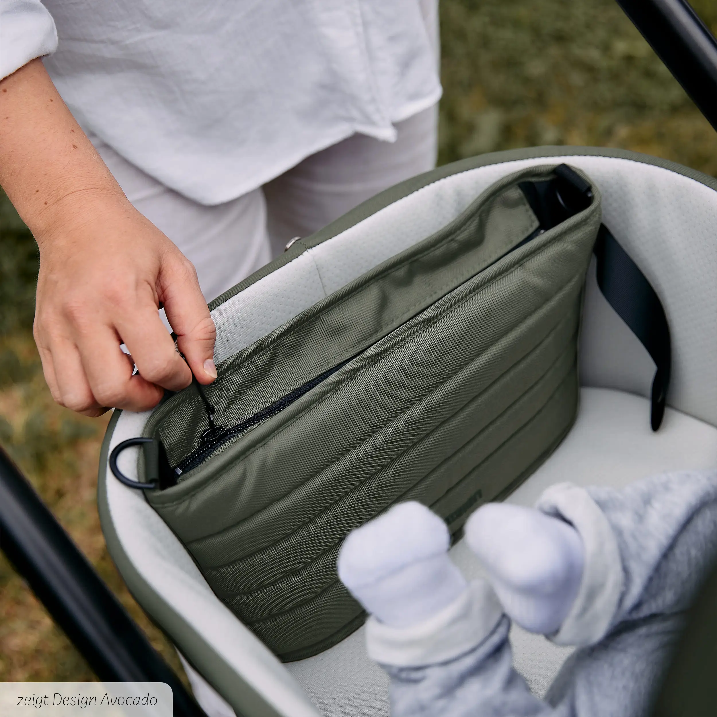 3in1-Kinderwagen-Set Salsa 5 Air inkl. Babyschale Calla mit Liegefunktion - Pine