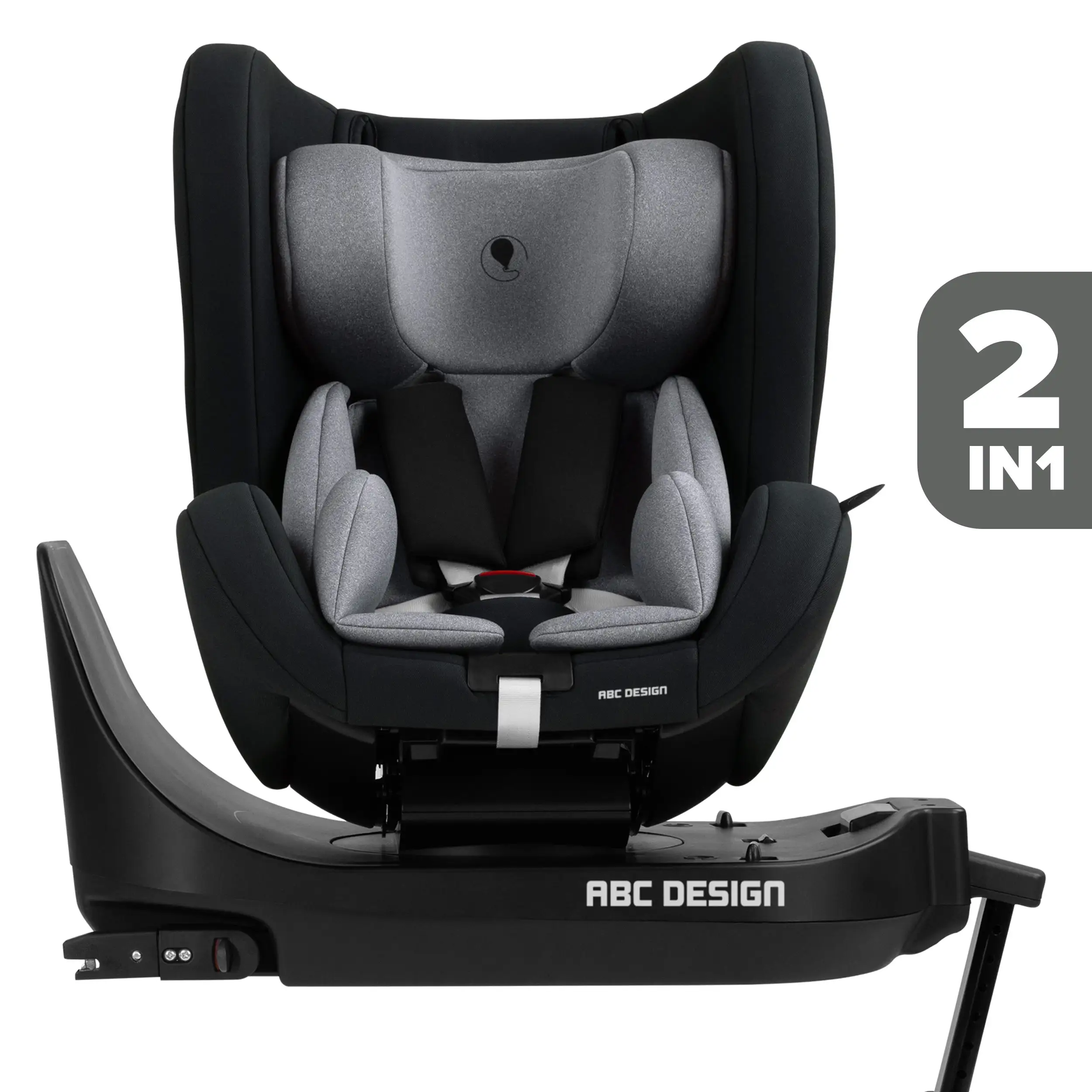 Kindersitz Lily i-Size inkl. drehbarer Isofix Base Root - Graphite