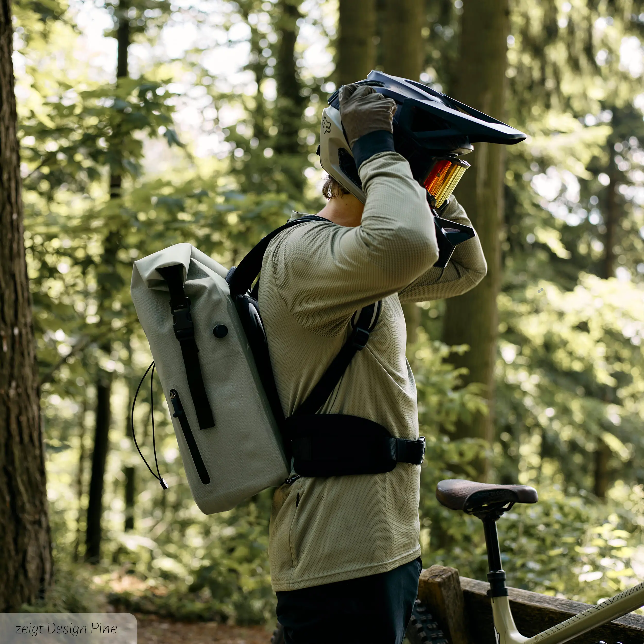 Premium Outdoor-Rucksack Lausanne 20L für Stadt & Natur - Avocado