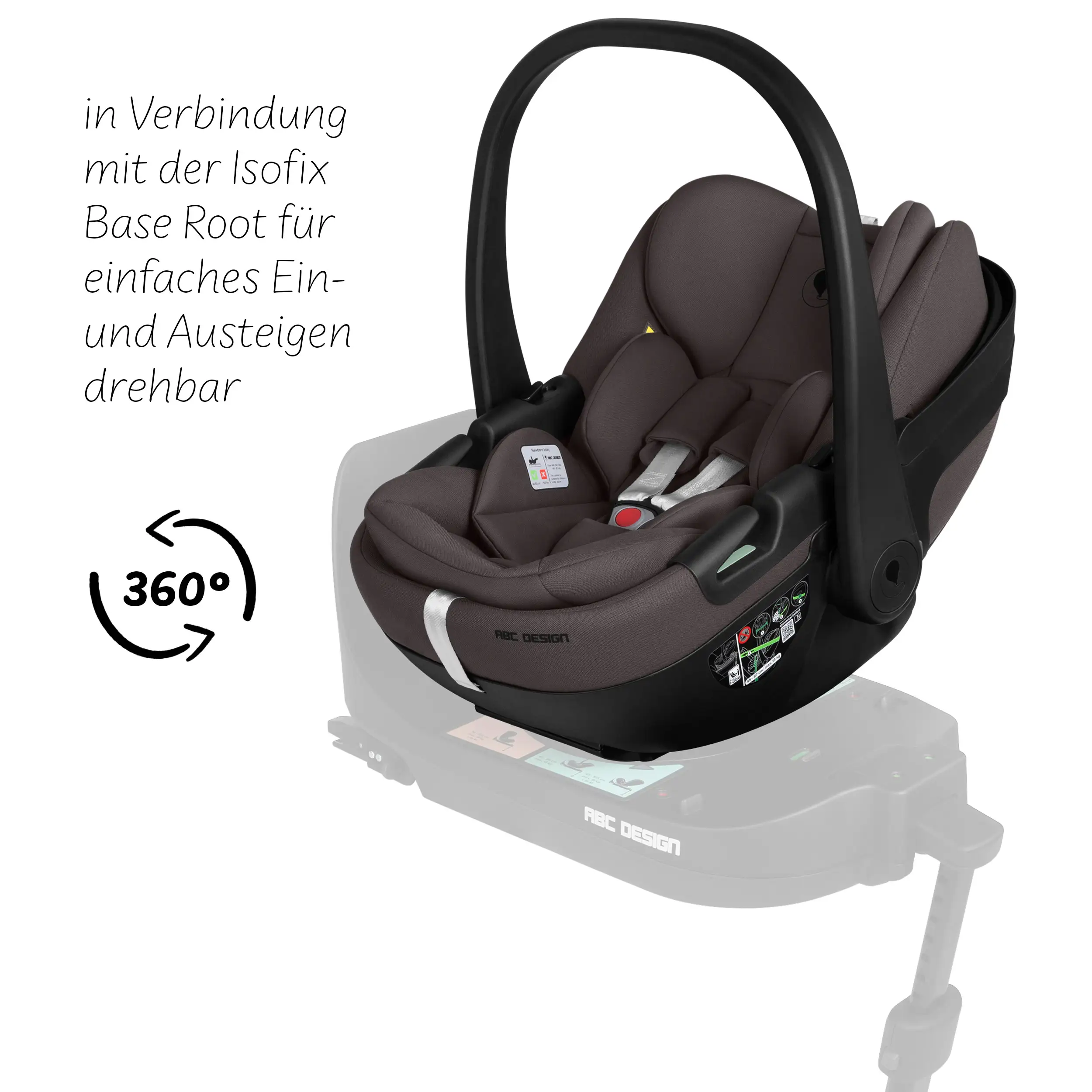 Babyschale mit Liegefunktion Calla i-Size - Falcon