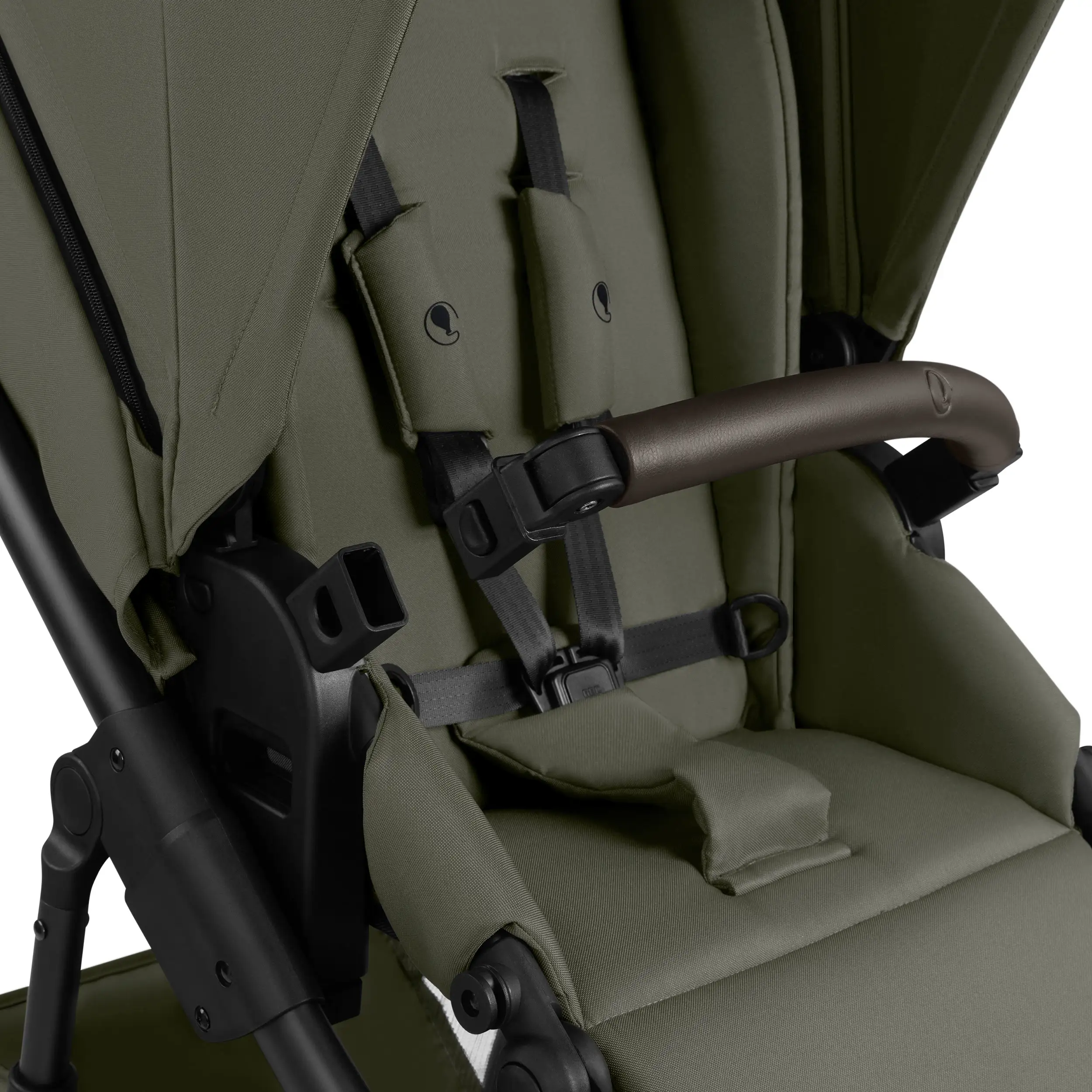4in1 Kinderwagen-Set Salsa Core inkl. Babyschale Calla mit Liegefunktion & Isofix Base Root - Olive