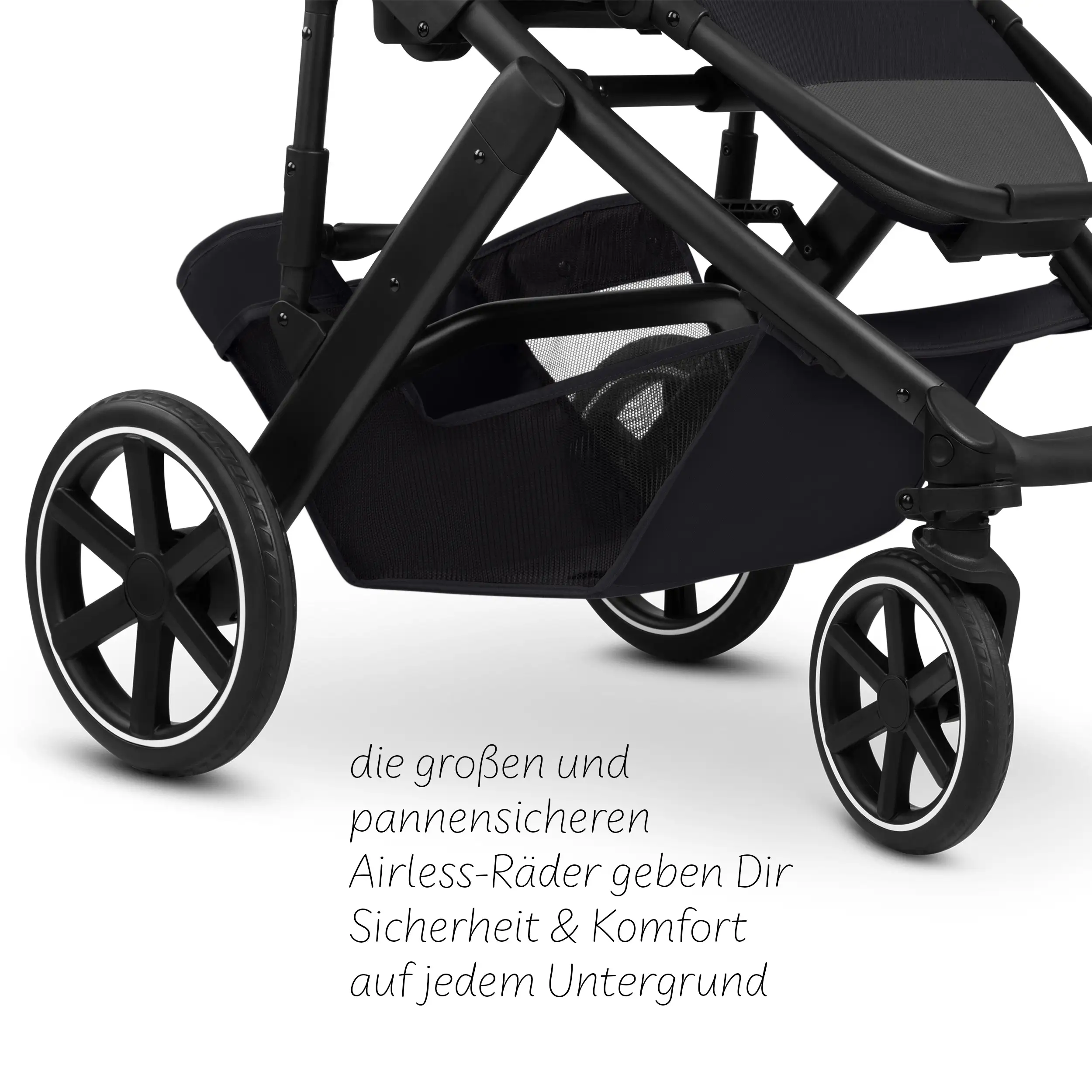 Ensemble poussette 4en1 Salsa Core avec coque auto inclinable Calla et base ISOFIX Root - Ink