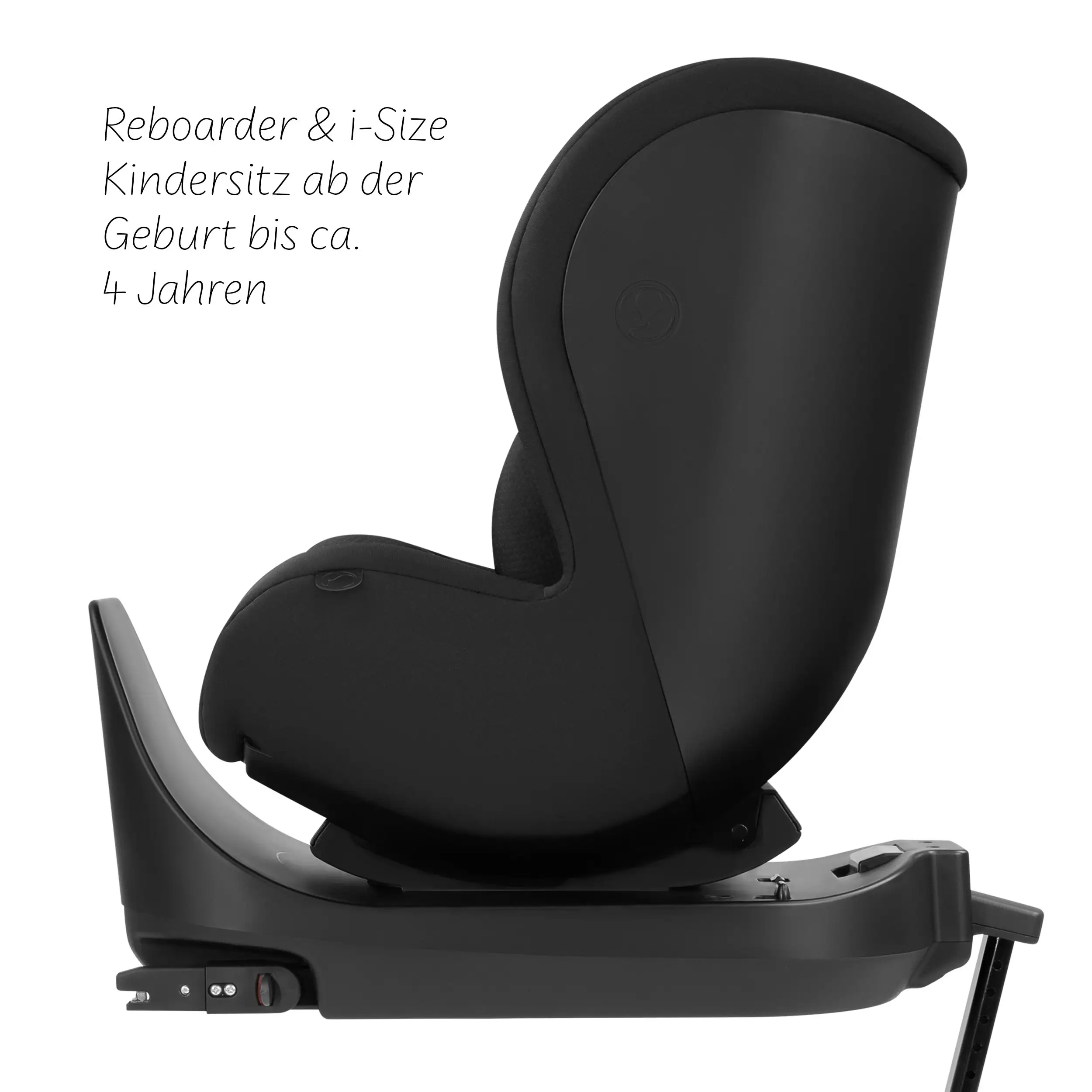 Kindersitz Lily i-Size inkl. drehbarer Isofix Base Root - Black