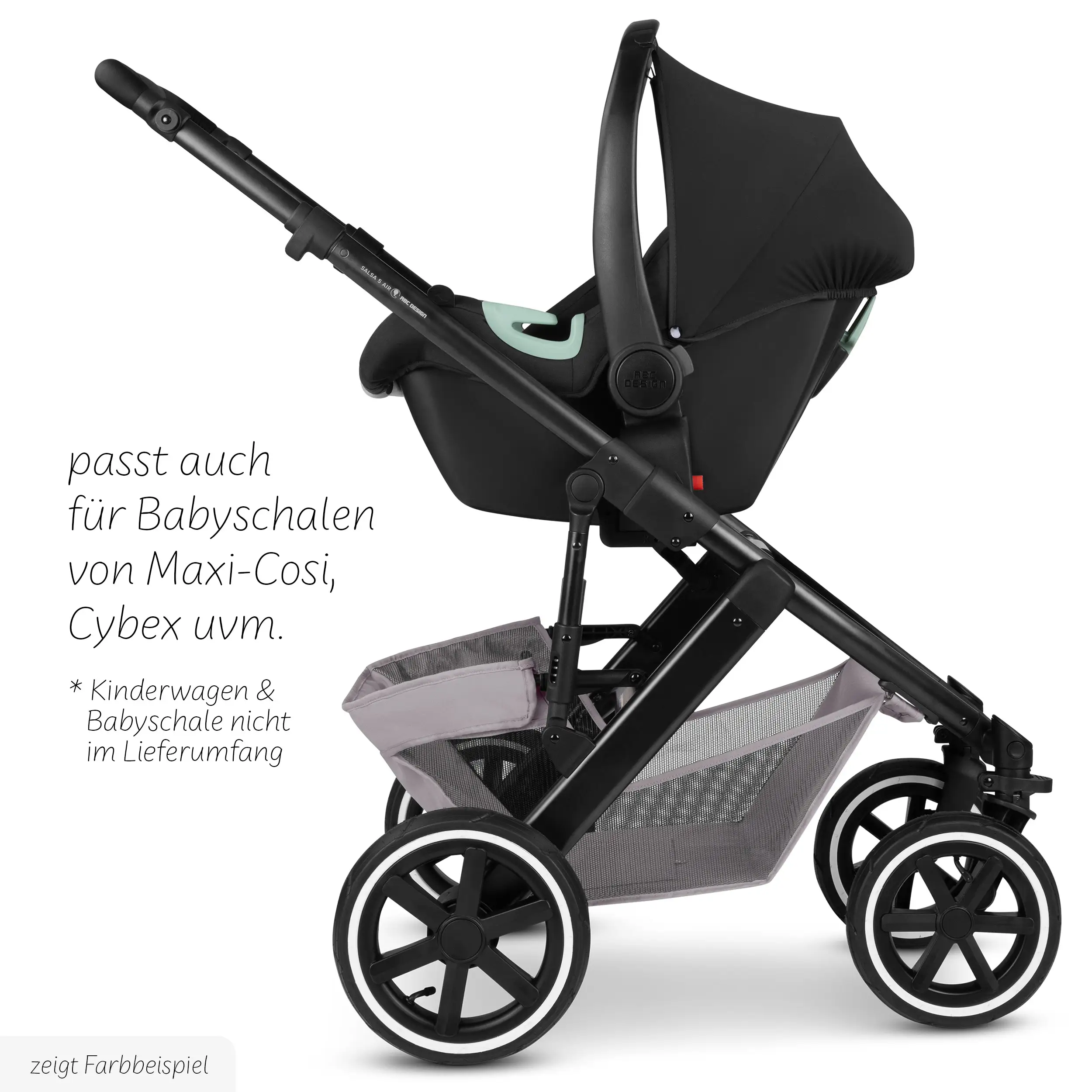Universal Babyschalen Adapter für Kinderwagen Salsa, Samba & Zoom