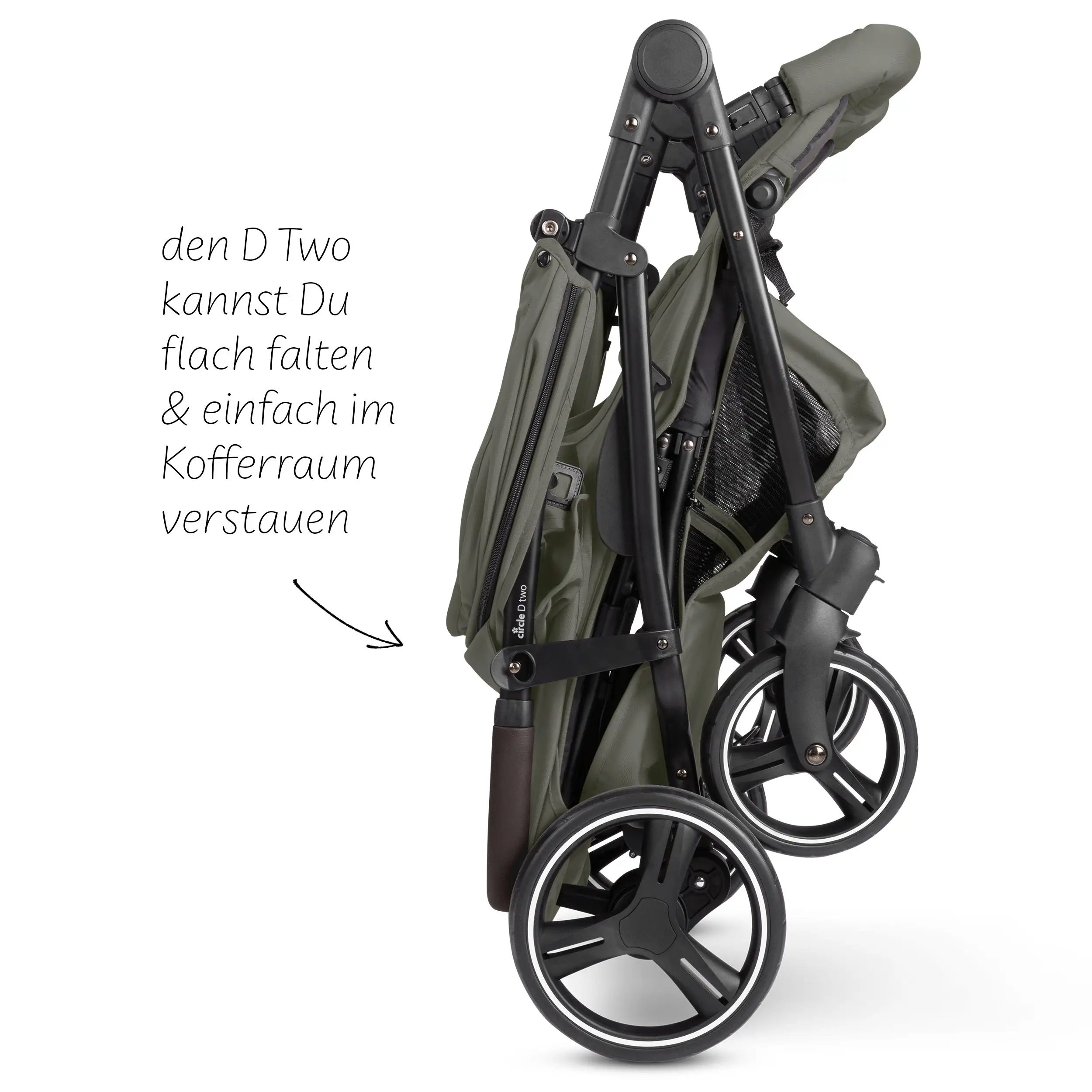 Geschwisterkinderwagen D Two - Wheat