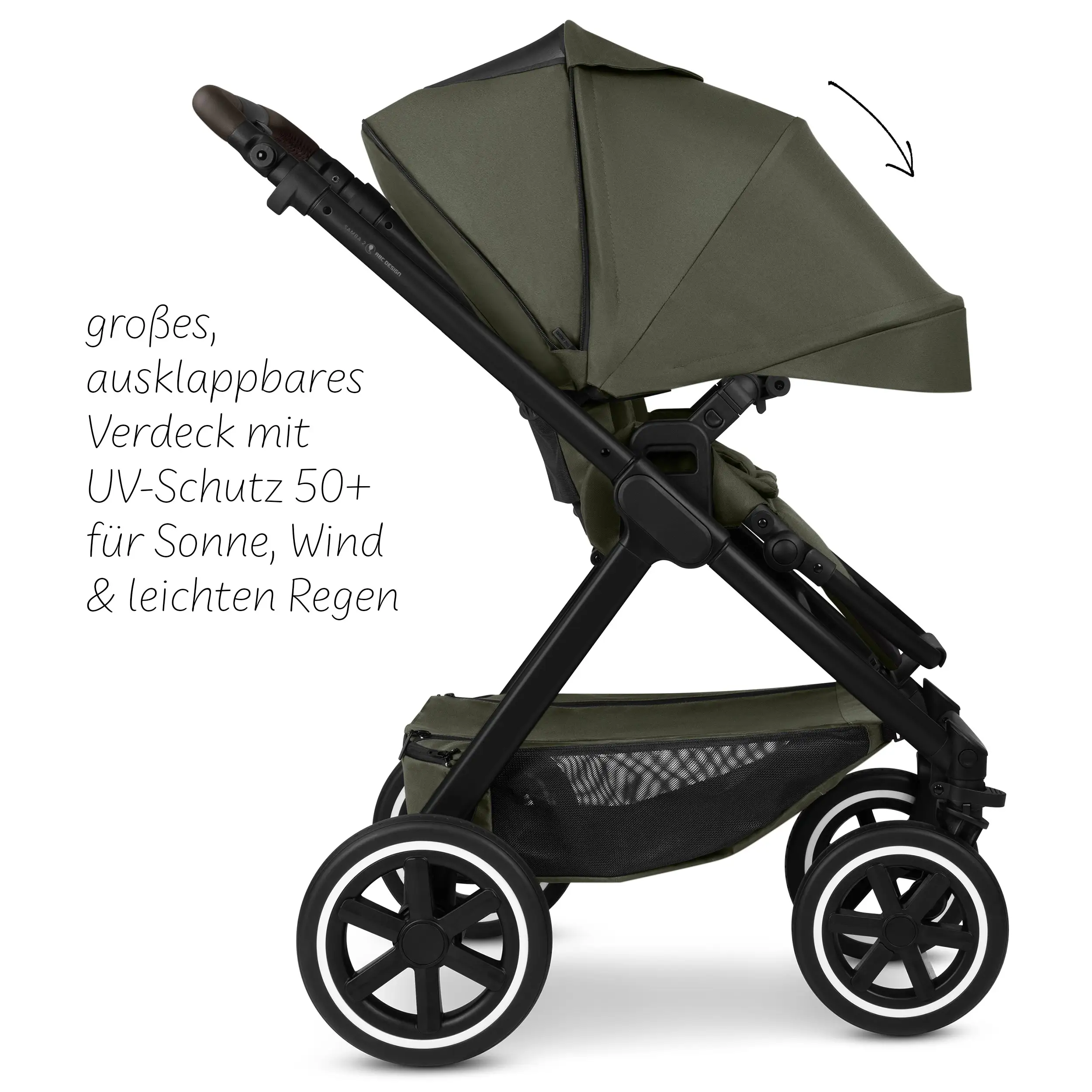 4in1 Kinderwagen Set Samba 2 inkl. Isofix Base - Avocado