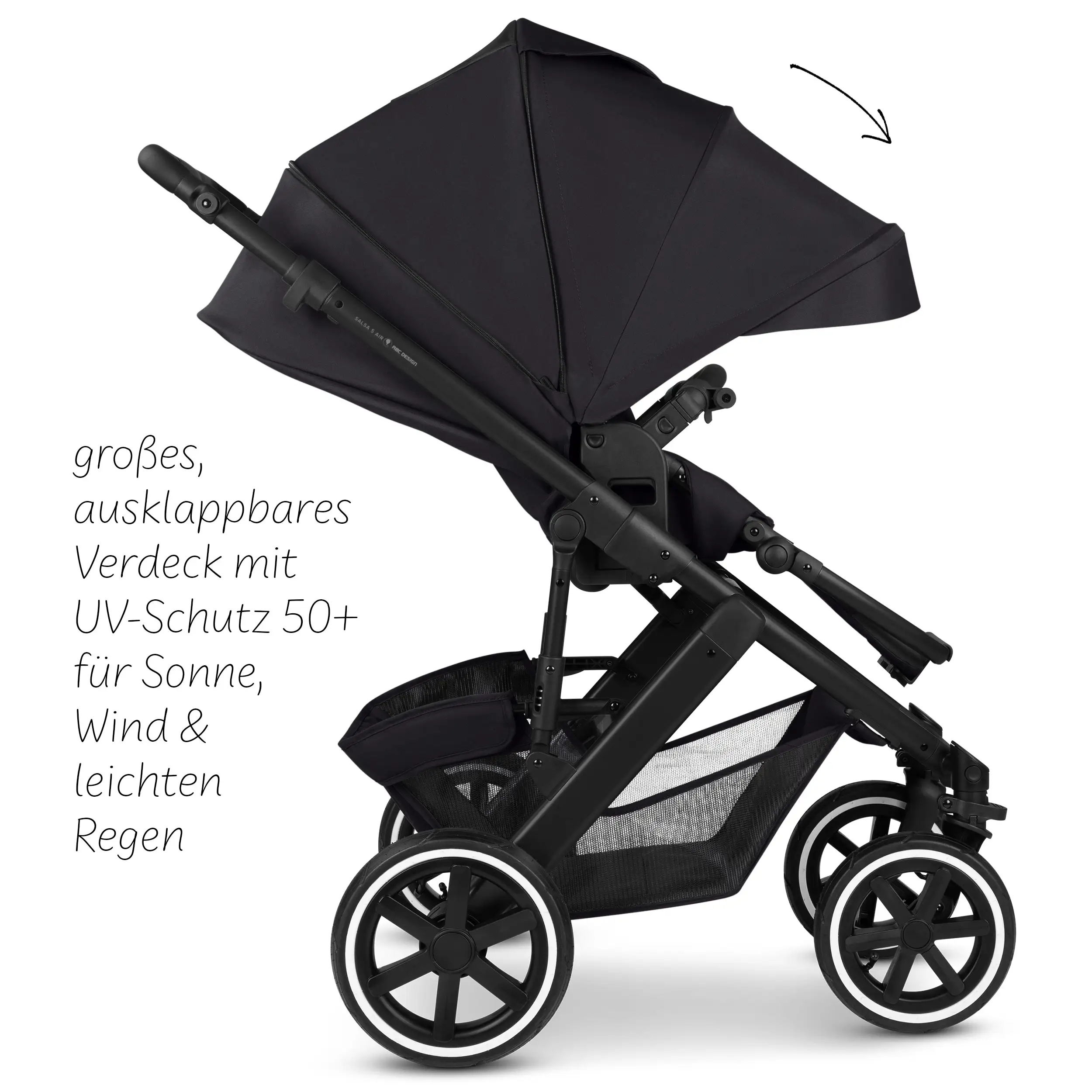 3in1 Kinderwagen-Set Salsa 5 Air - Coal