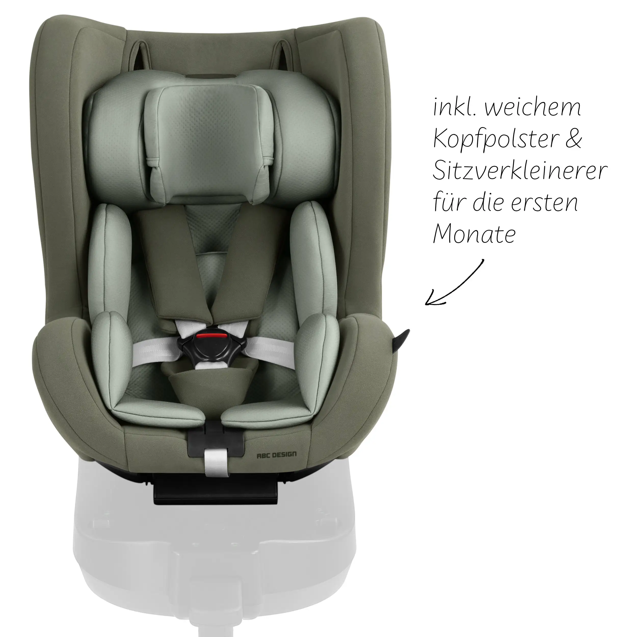 Kindersitz Lily i-Size inkl. drehbarer Isofix Base Root - Sage
