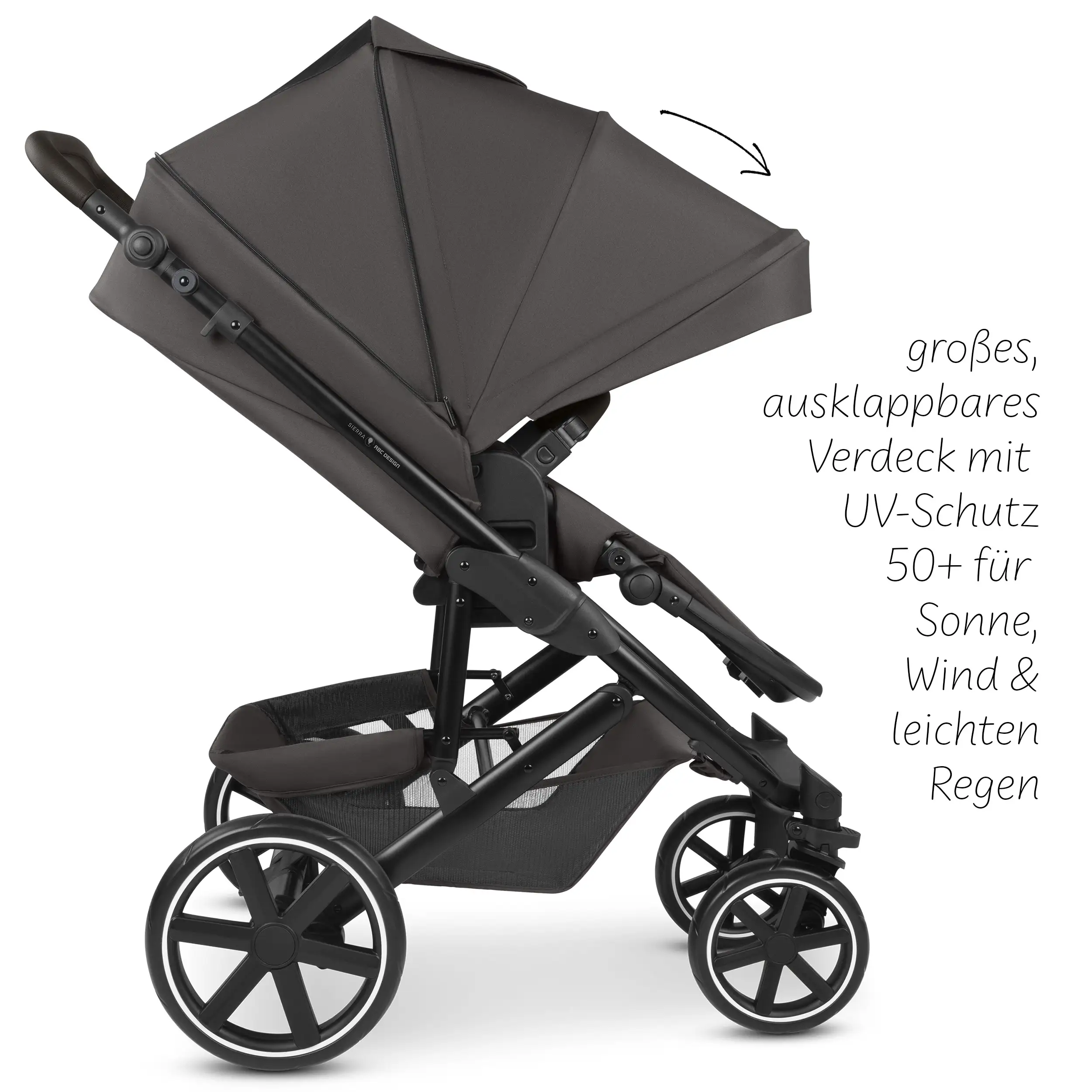4in1-Kinderwagen-Set Sierra inkl. Isofix Base - Nut
