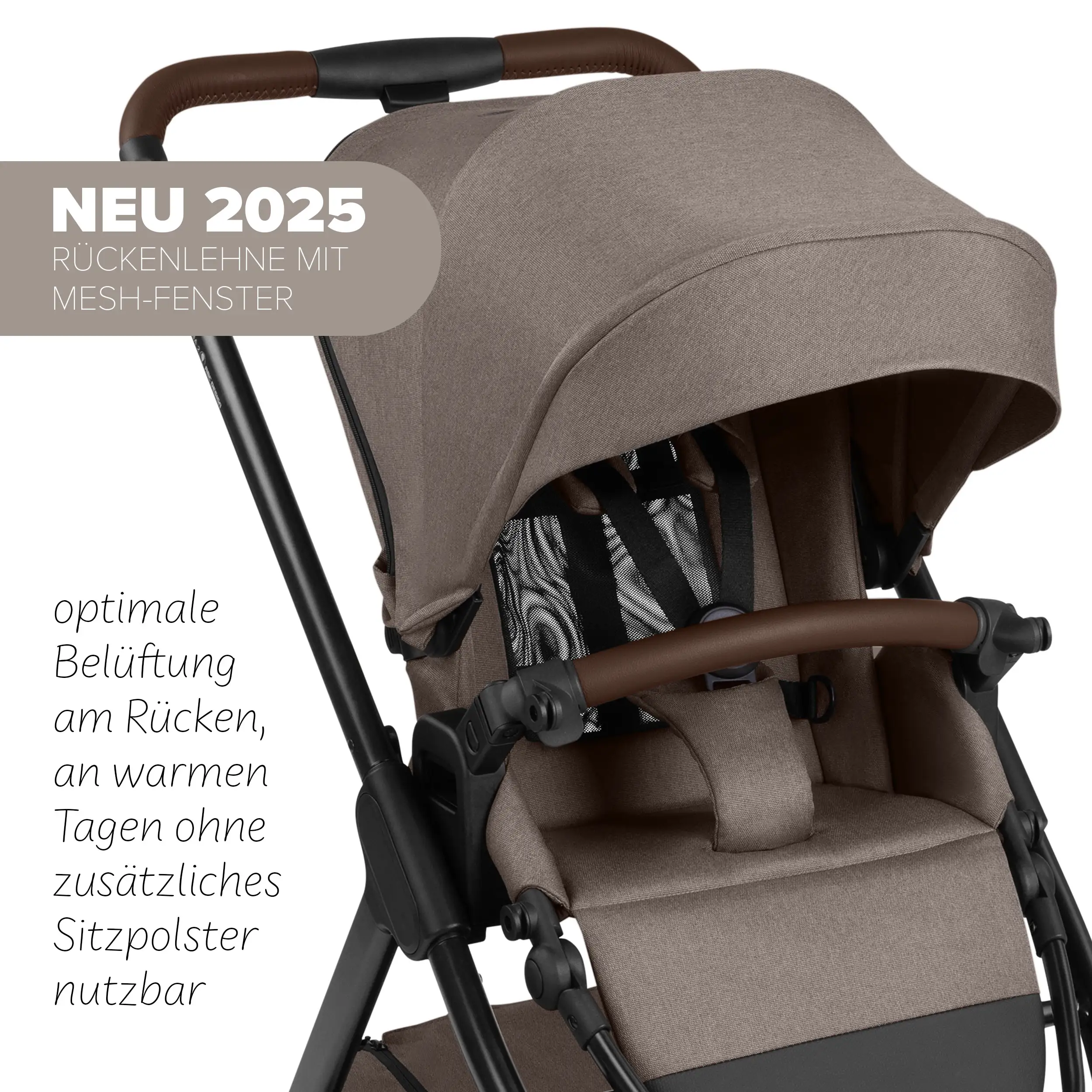 Travel System Samba 2 inkl. Babyschale Calla mit Liegefunktion - Nature