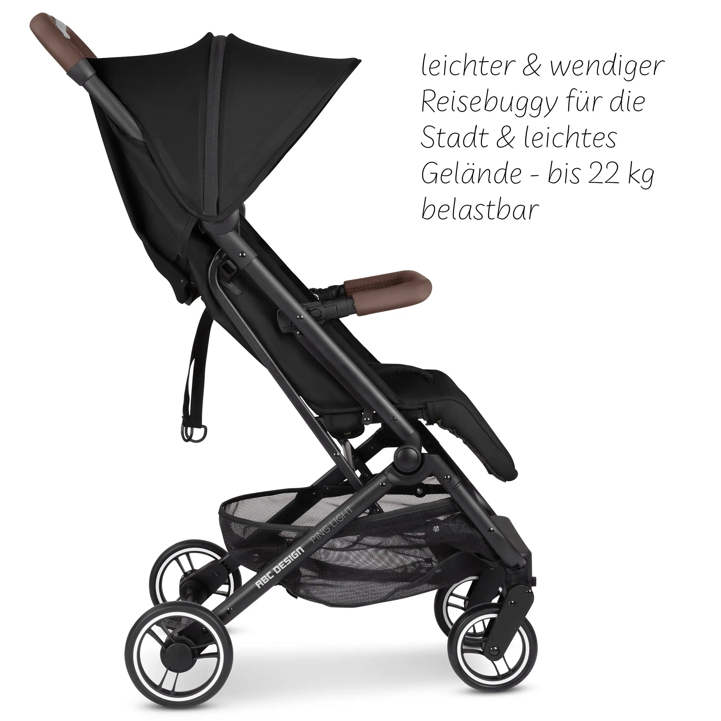 Reisebuggy Ping Light - Black