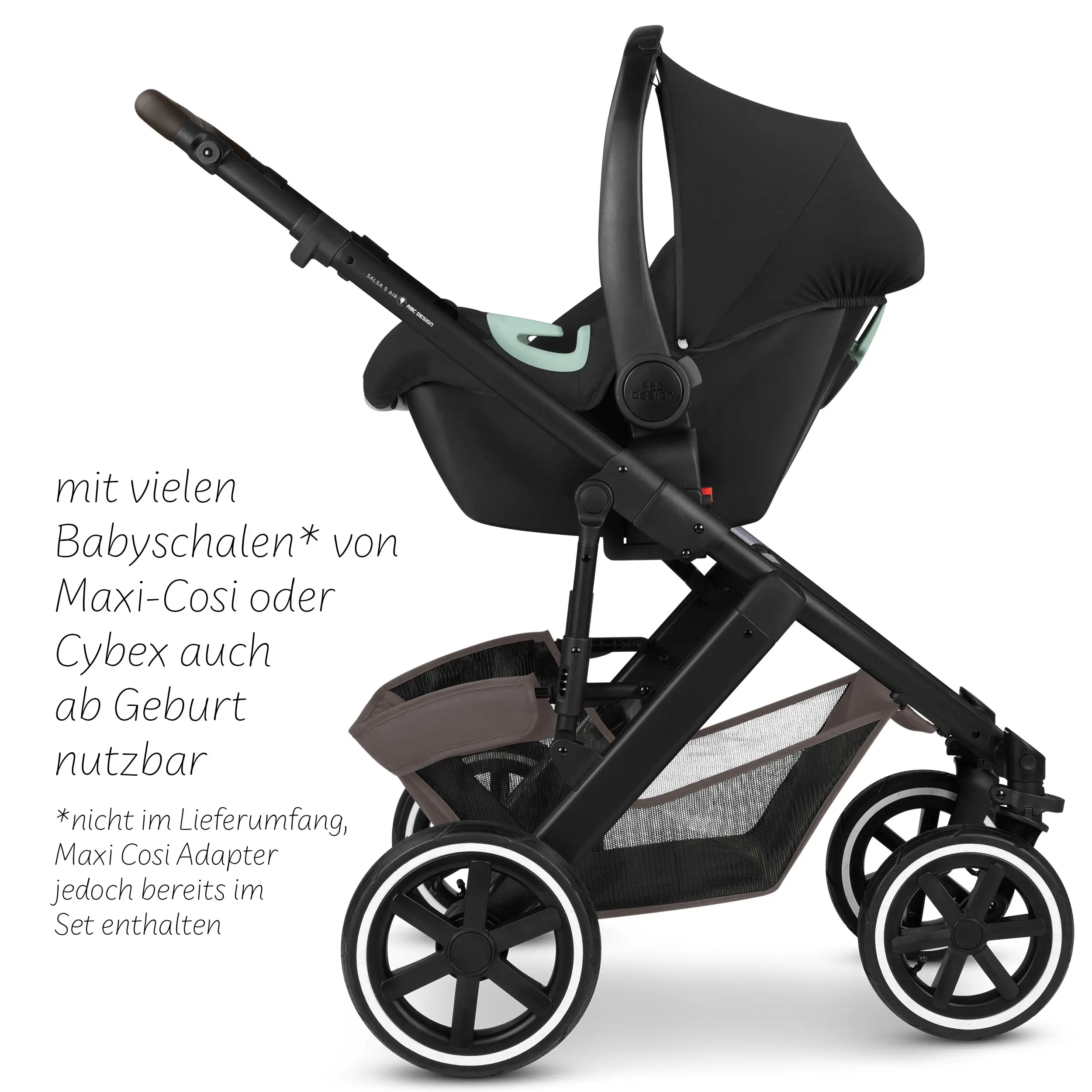2in1 Kinderwagen-Set Salsa 5 Air - Marron