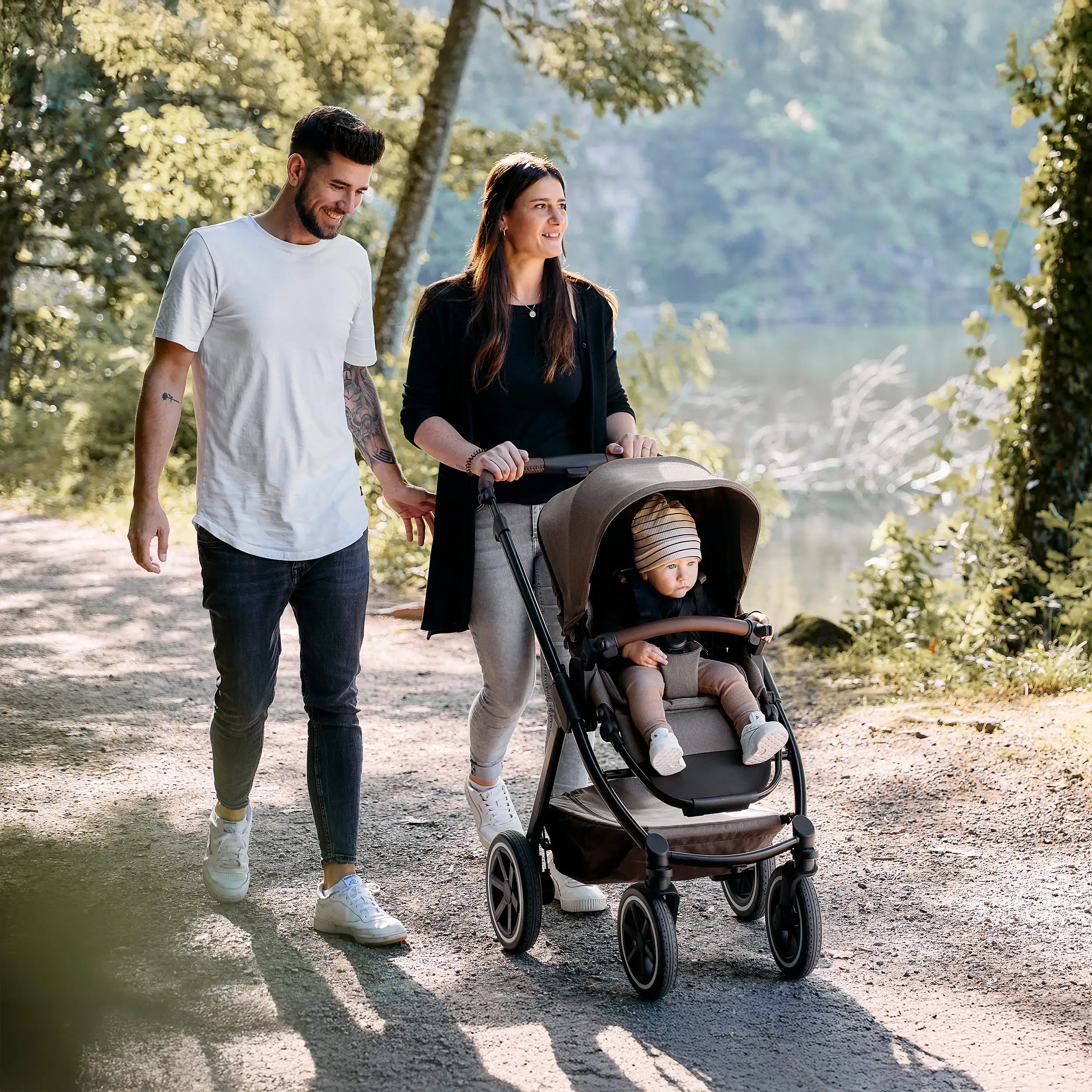 Travel System Samba 2 inkl. Babyschale Calla mit Liegefunktion - Nature