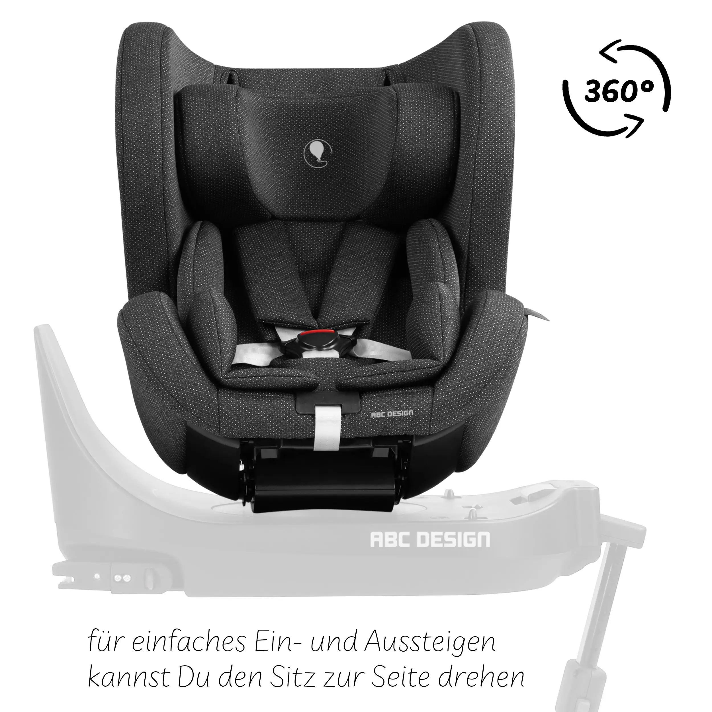 Kindersitz Lily i-Size inkl. drehbarer Isofix Base Root - Bubble