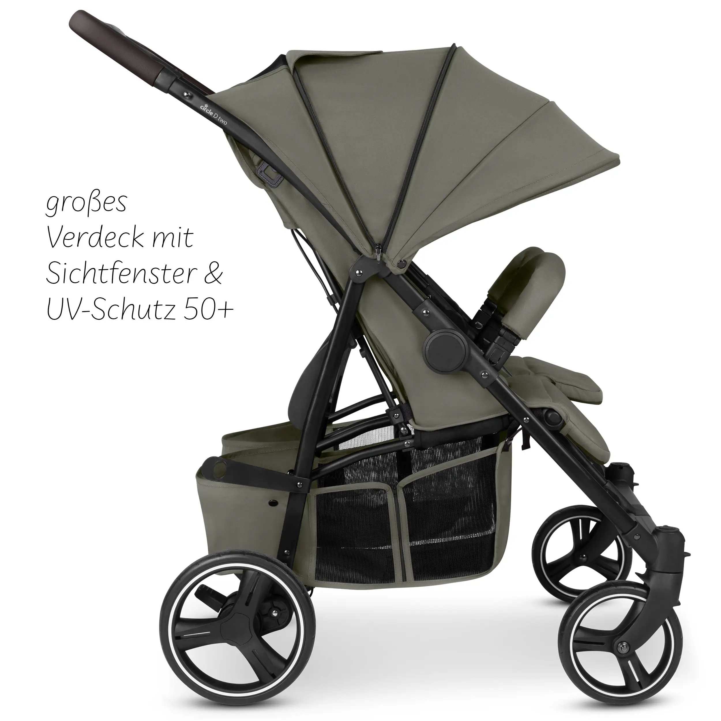 Geschwisterkinderwagen D Two - Wheat
