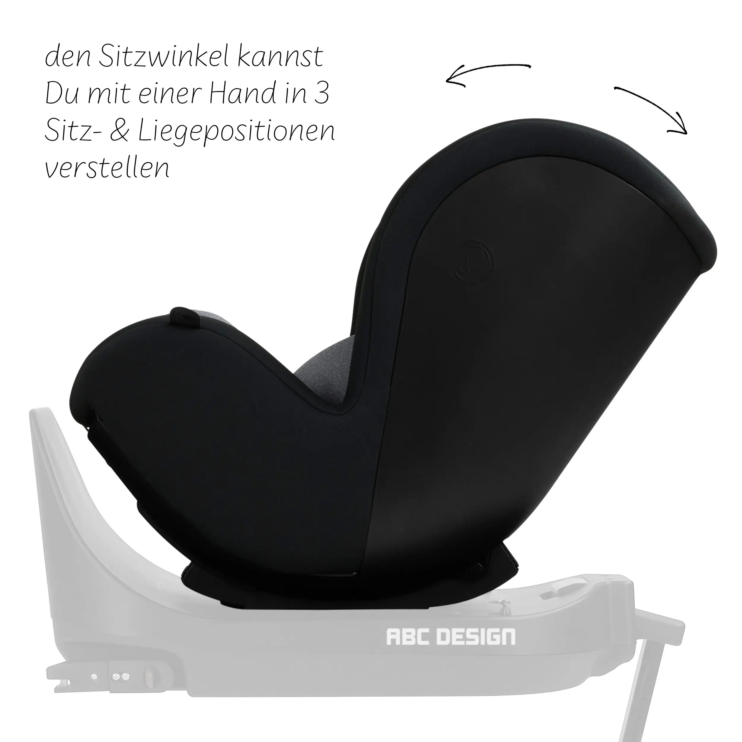 Kindersitz Lily i-Size inkl. drehbarer Isofix Base Root - Graphite