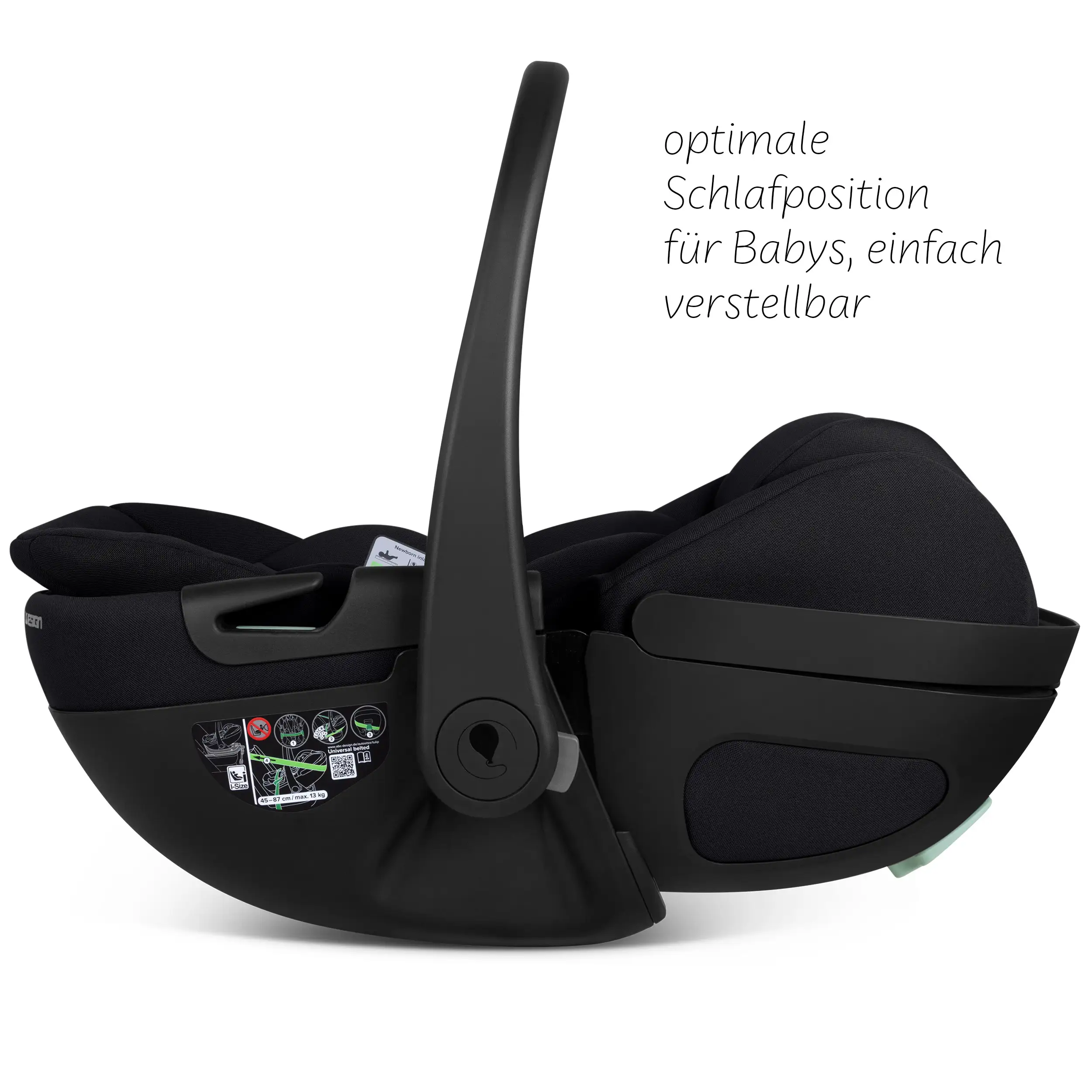 Babyschale mit Liegefunktion Calla i-Size - Ink