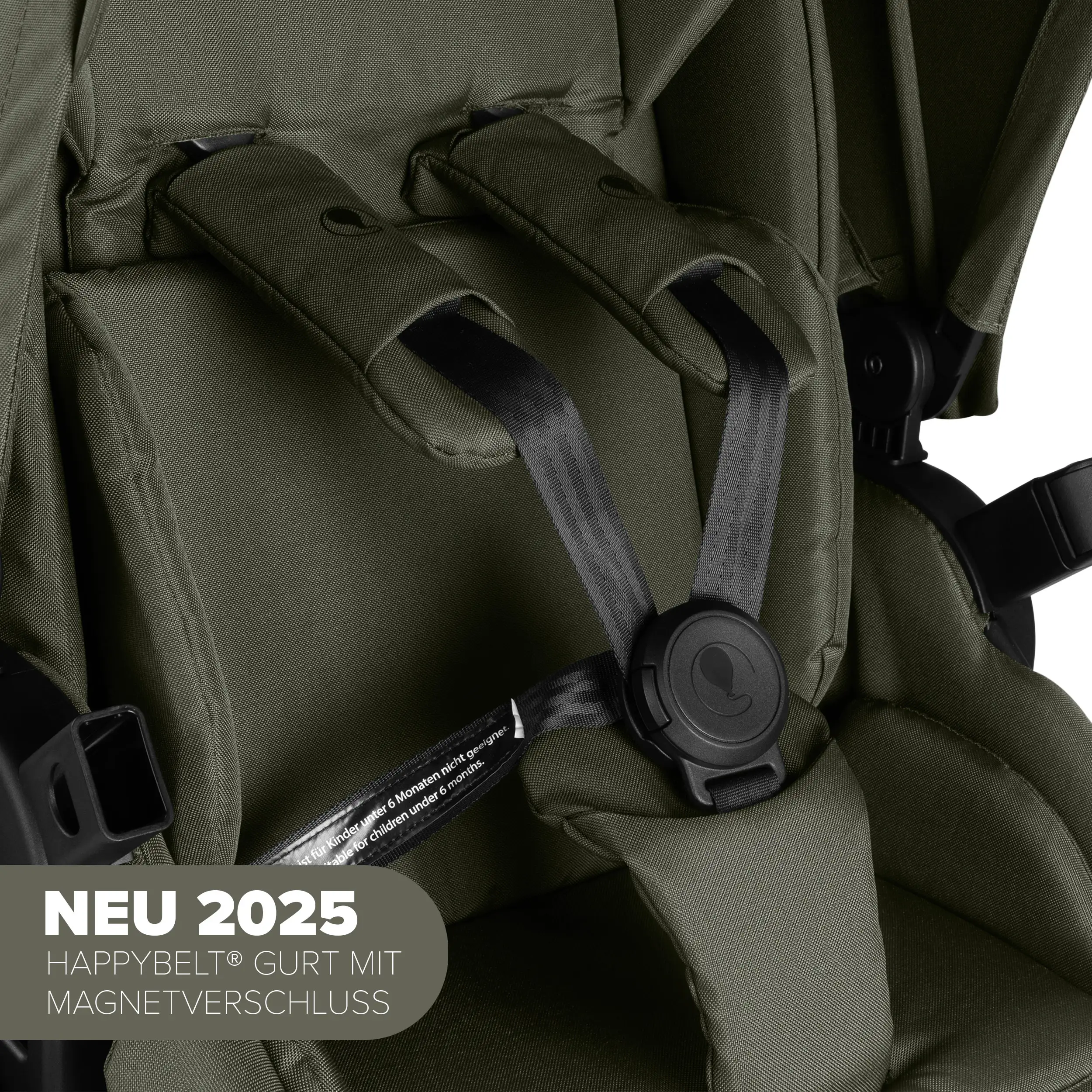 4in1-Kinderwagen-Set Salsa 5 Air inkl. Babyschale Calla mit Liegefunktion - Avocado
