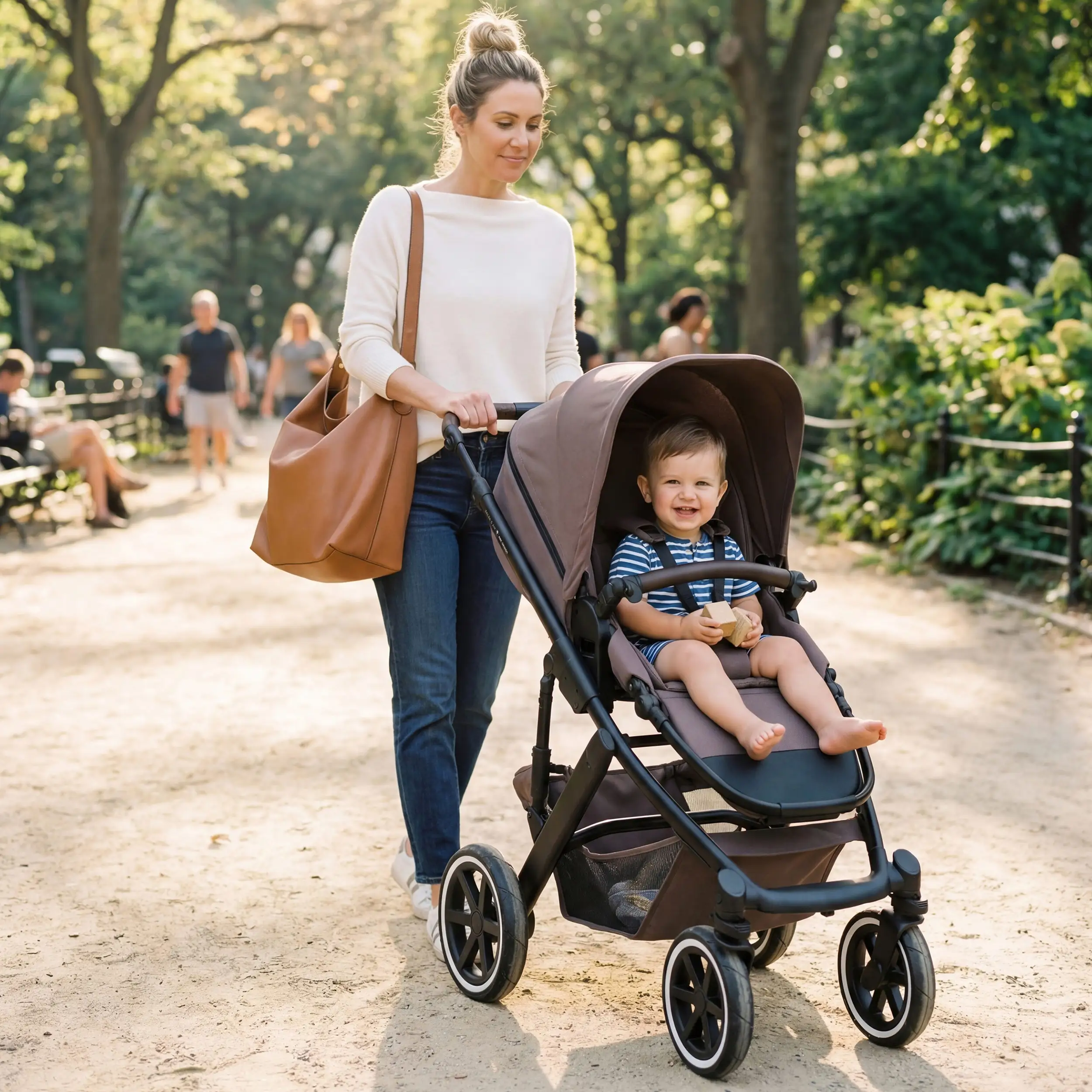 2in1 Kinderwagen-Set Salsa 5 Air - Marron