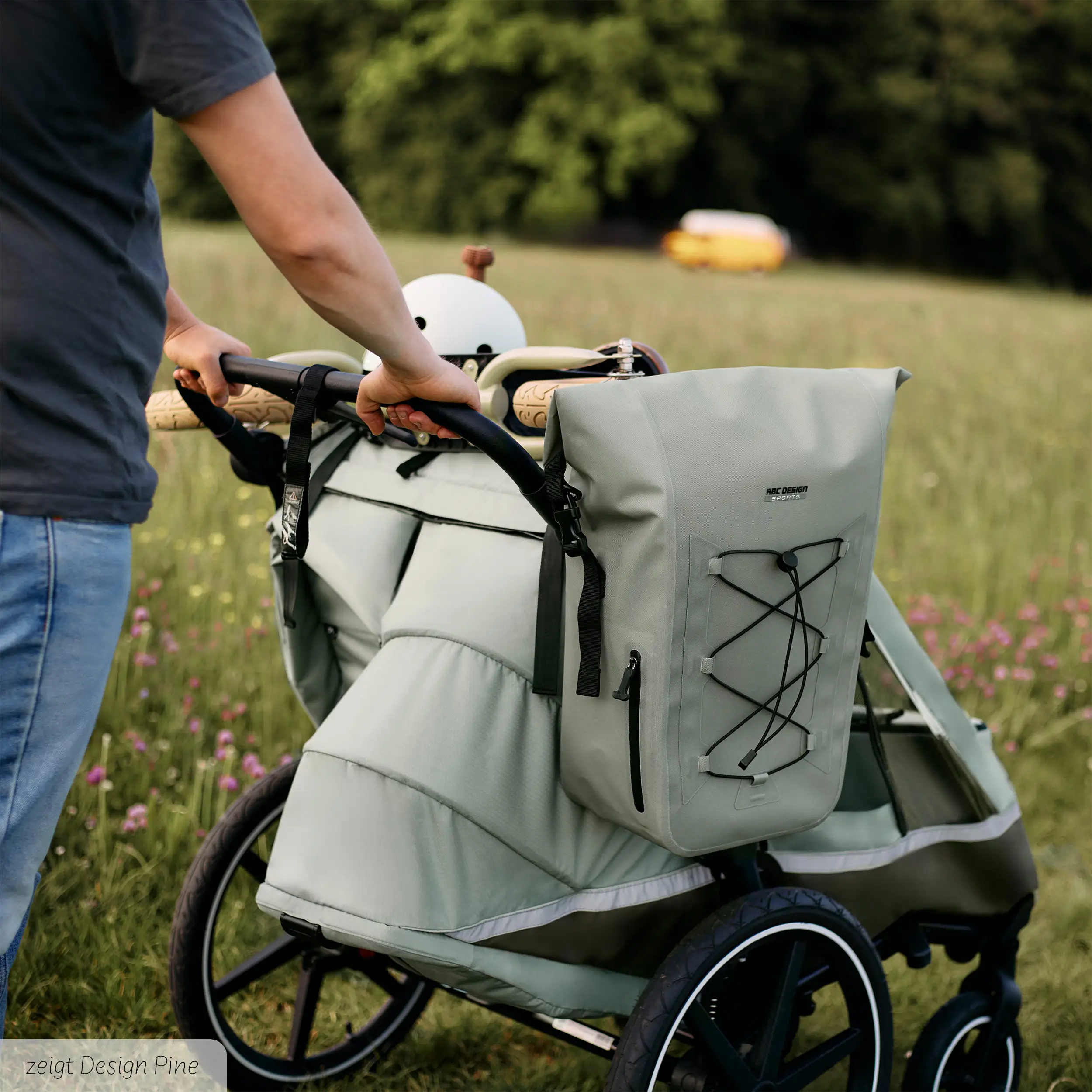 Satteltasche Sion 20L für Kinderwagen Fahrradanhänger & Alltag - Ink
