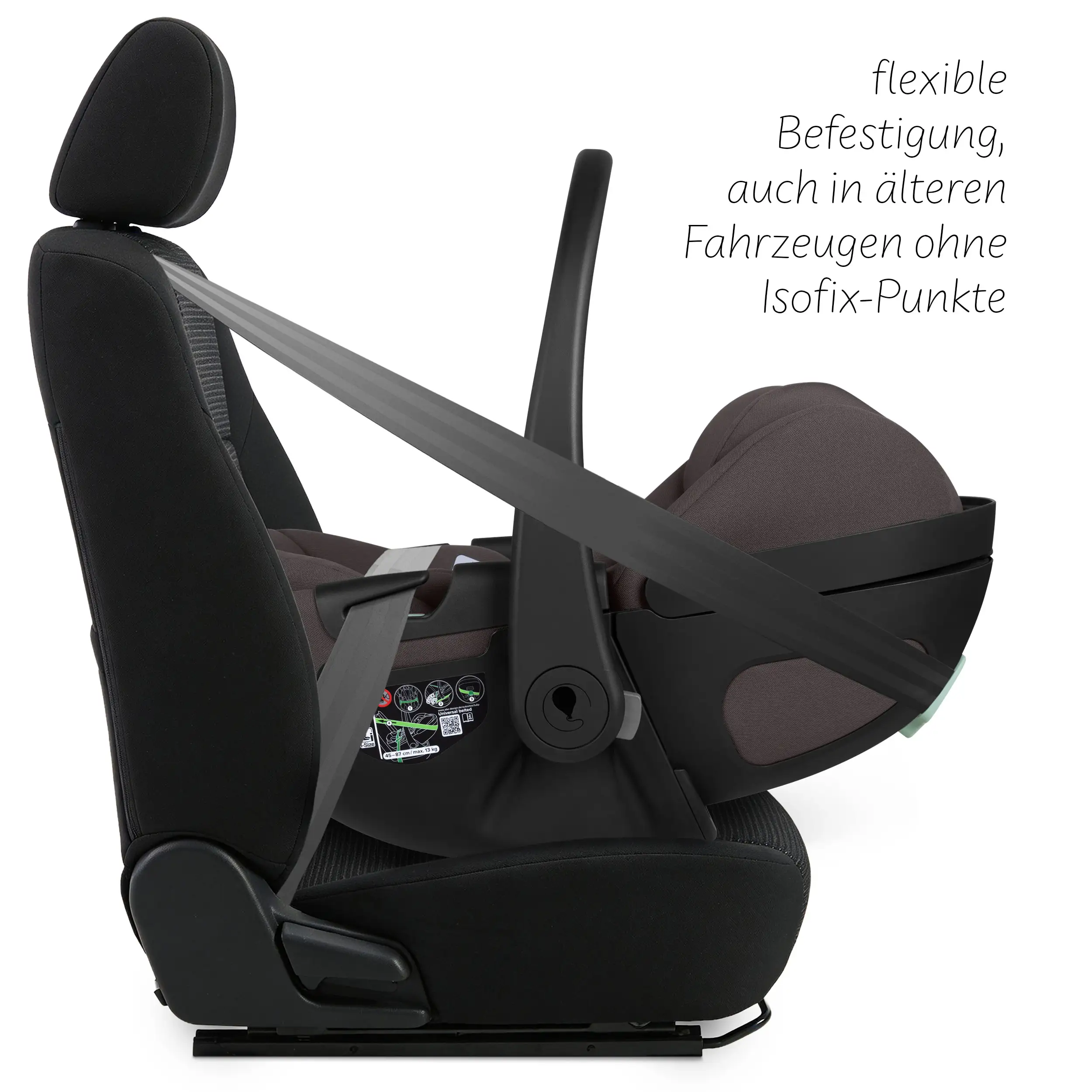 Babyschale mit Liegefunktion Calla i-Size - Falcon